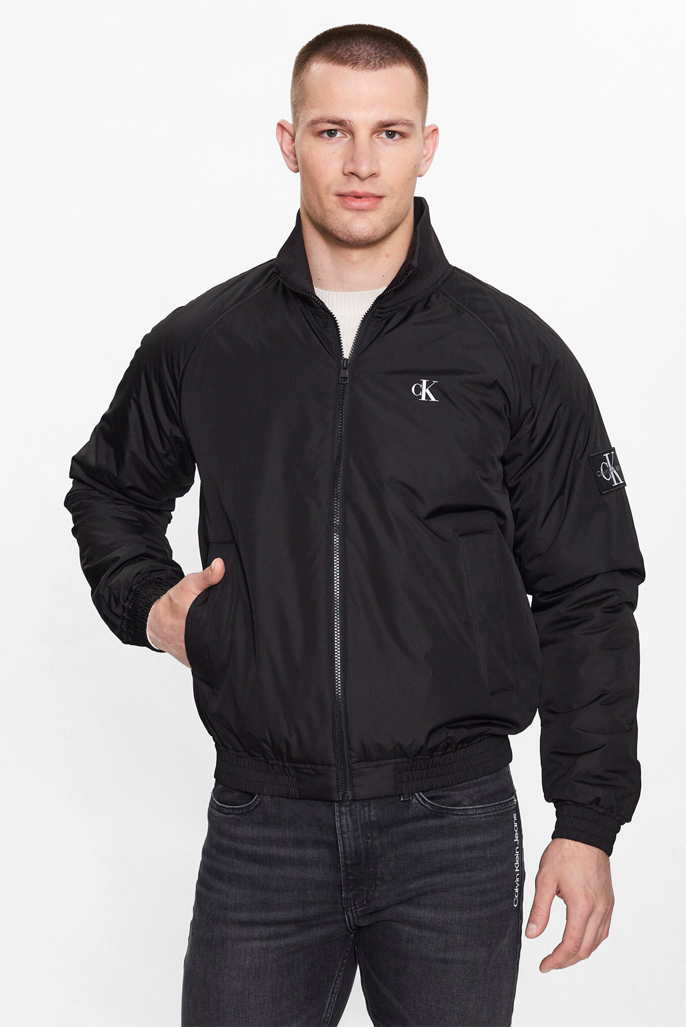 Calvin Group FR HARRINGTON демисезонная Jeans Klein PADDED J30J323466 — Куртка