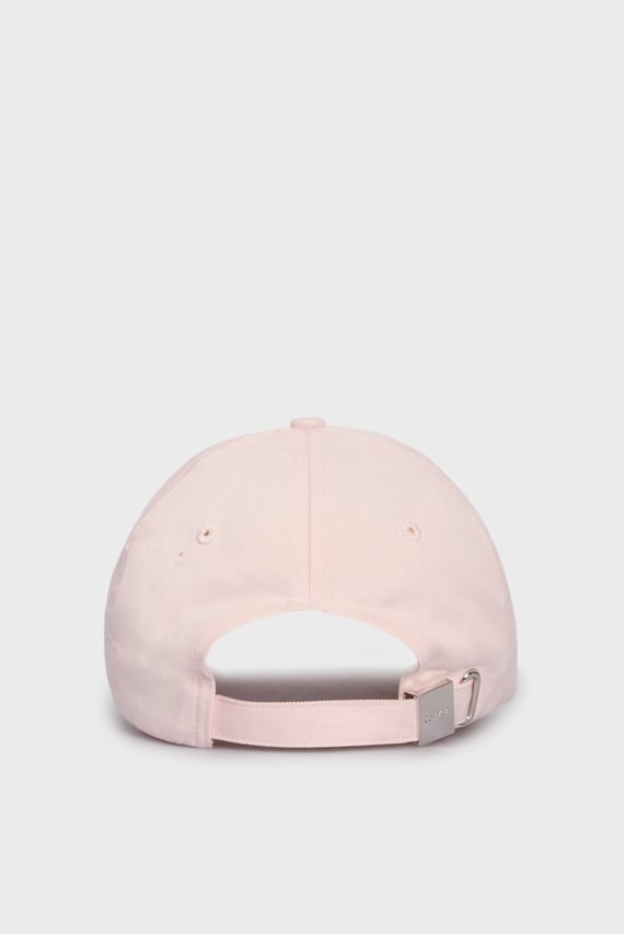 Женская розовая кепка CK METAL COTTON CAP
