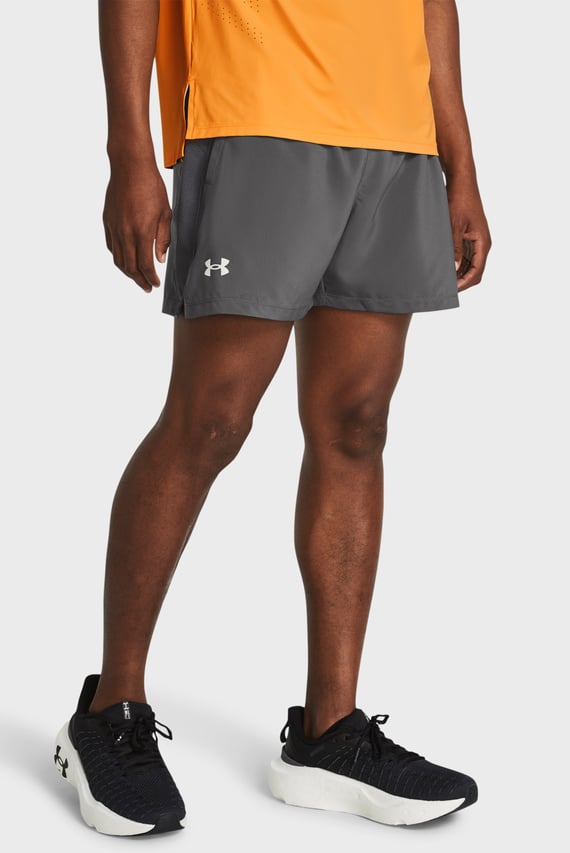 Мужские серые шорты UA LAUNCH 5'' SHORTS