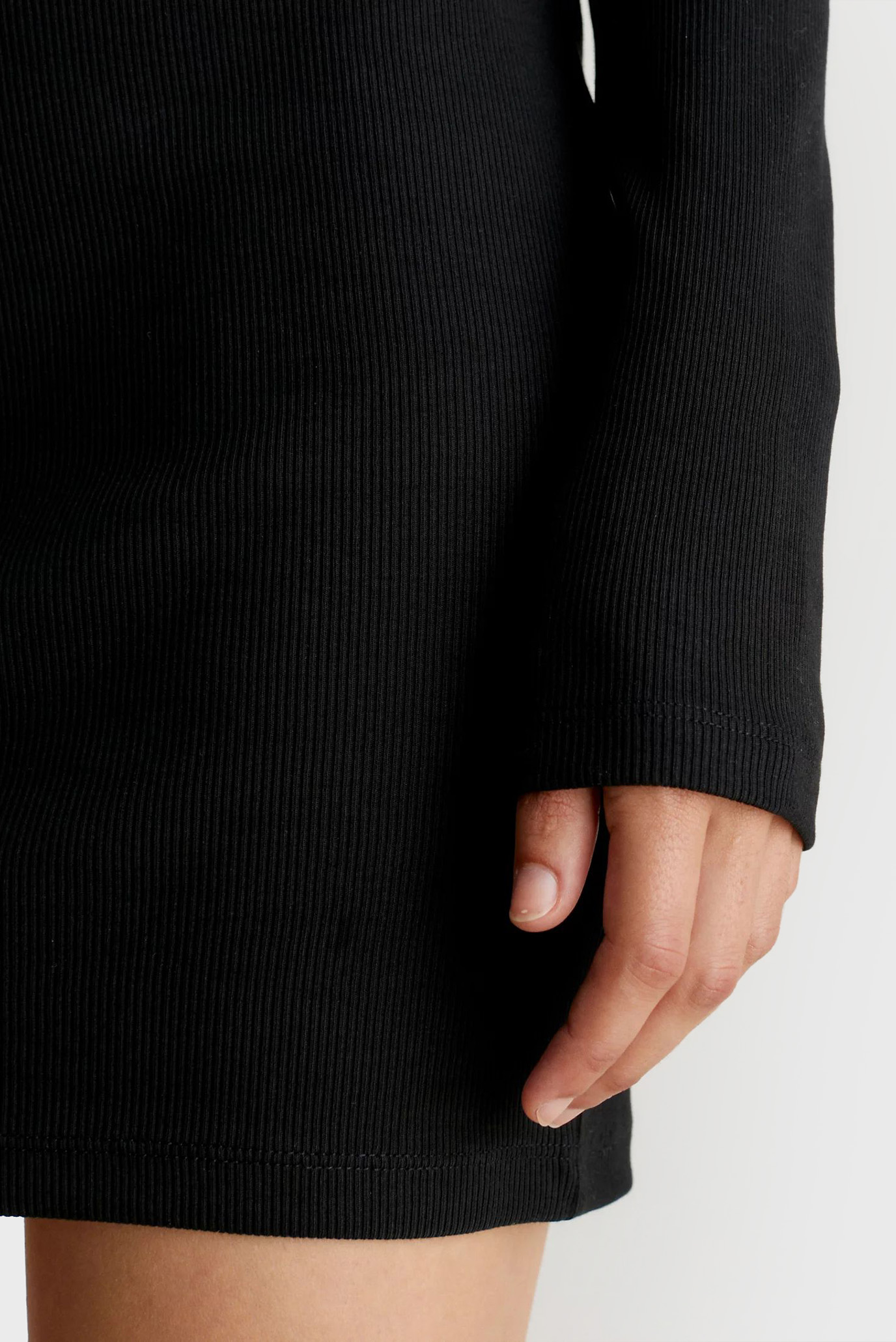 Платье WOVEN LABEL RIB LS DRESS 5