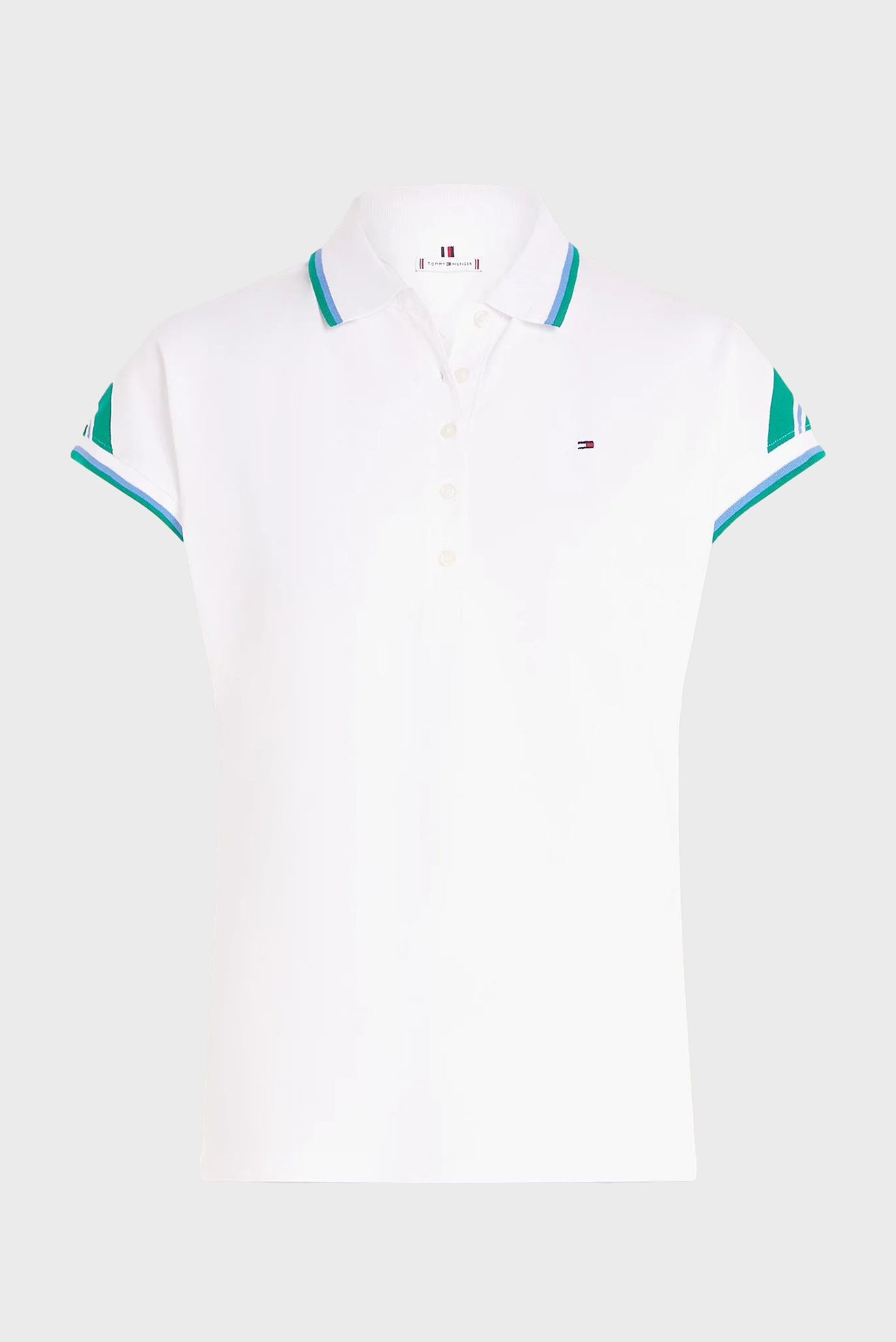 Поло REG STRIPE SLV POLO CAP SLEEVE 5