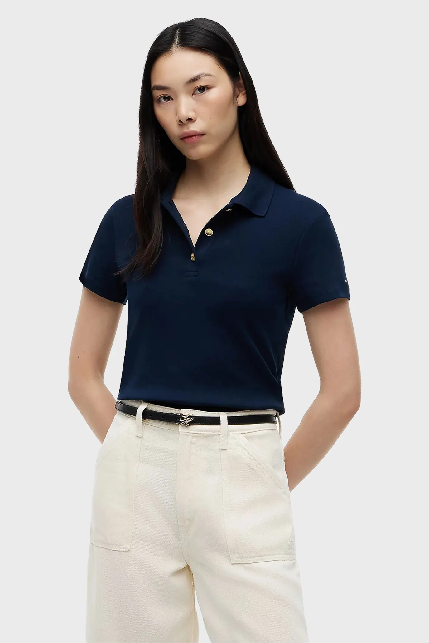 Поло GOLD BUTTON SLIM SS POLO 1