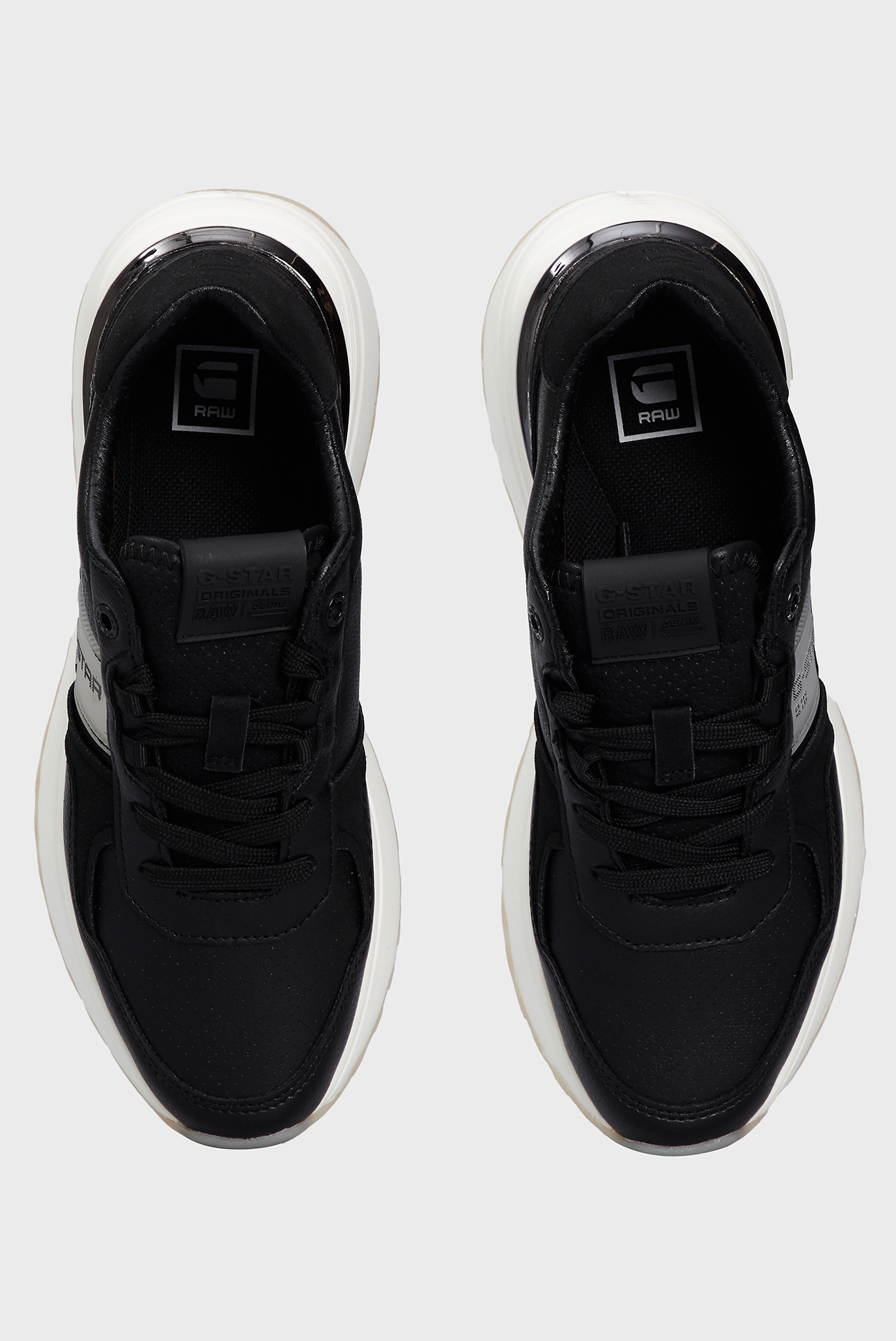 Женские черные кожаные кроссовки Lyn Runner Low W 4