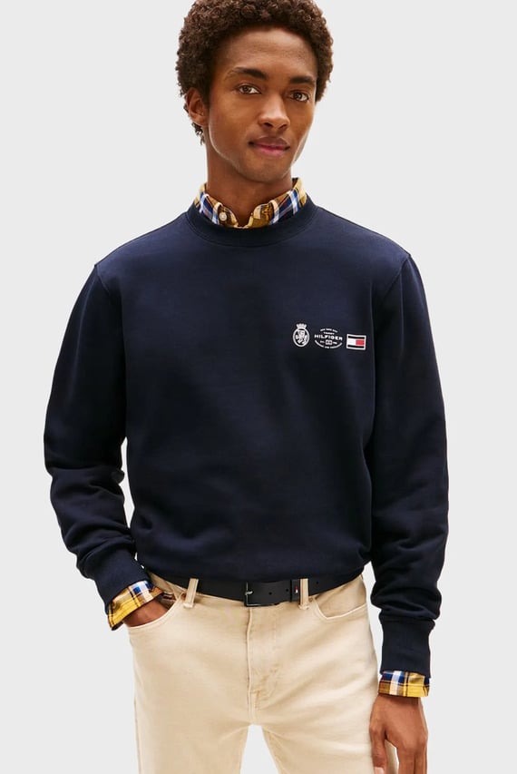 Свитшот SMALL CREST OUTLINE CREW NECK Tommy Hilfiger