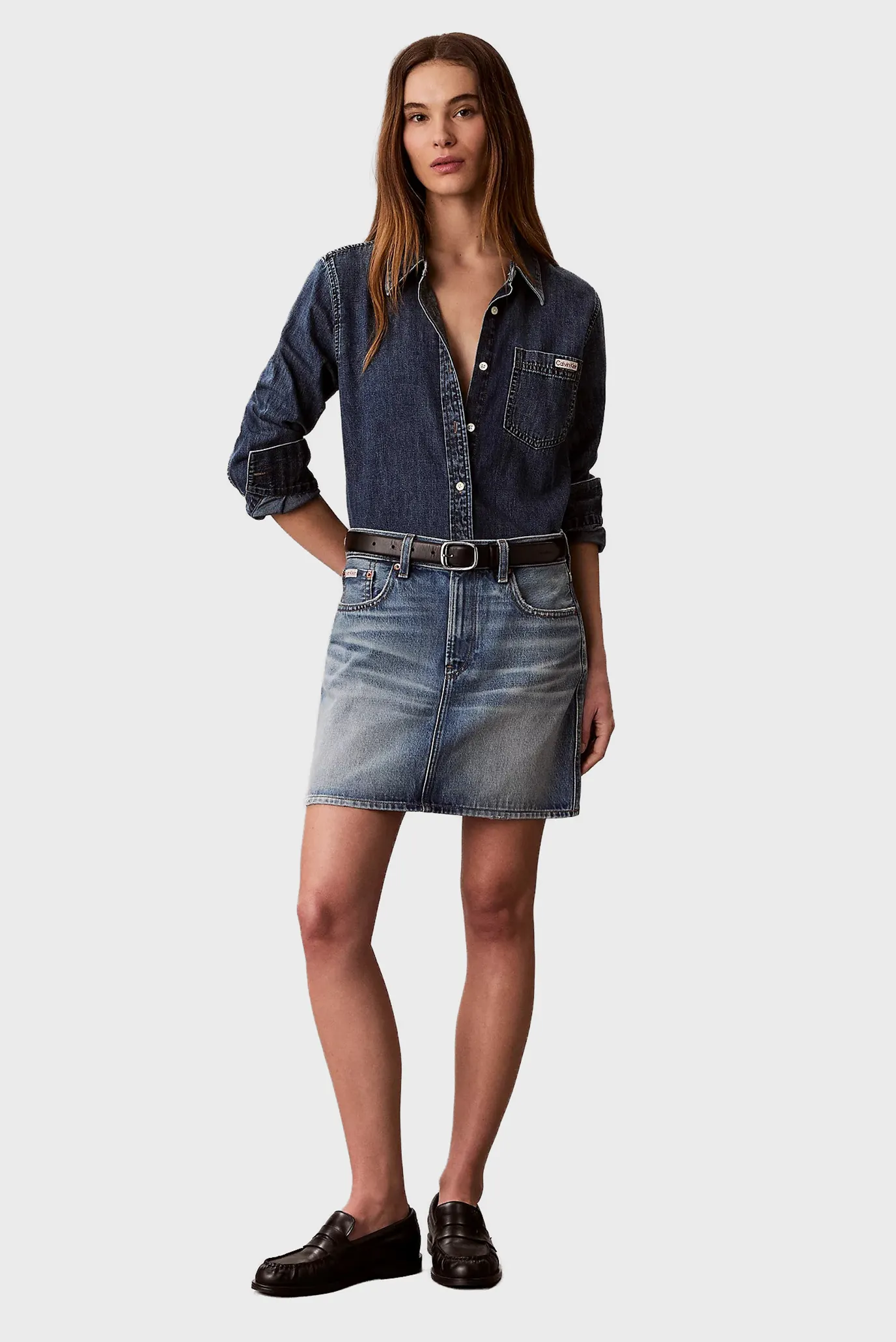 Юбка 90S MINI SKIRT BASSET BLUE 2