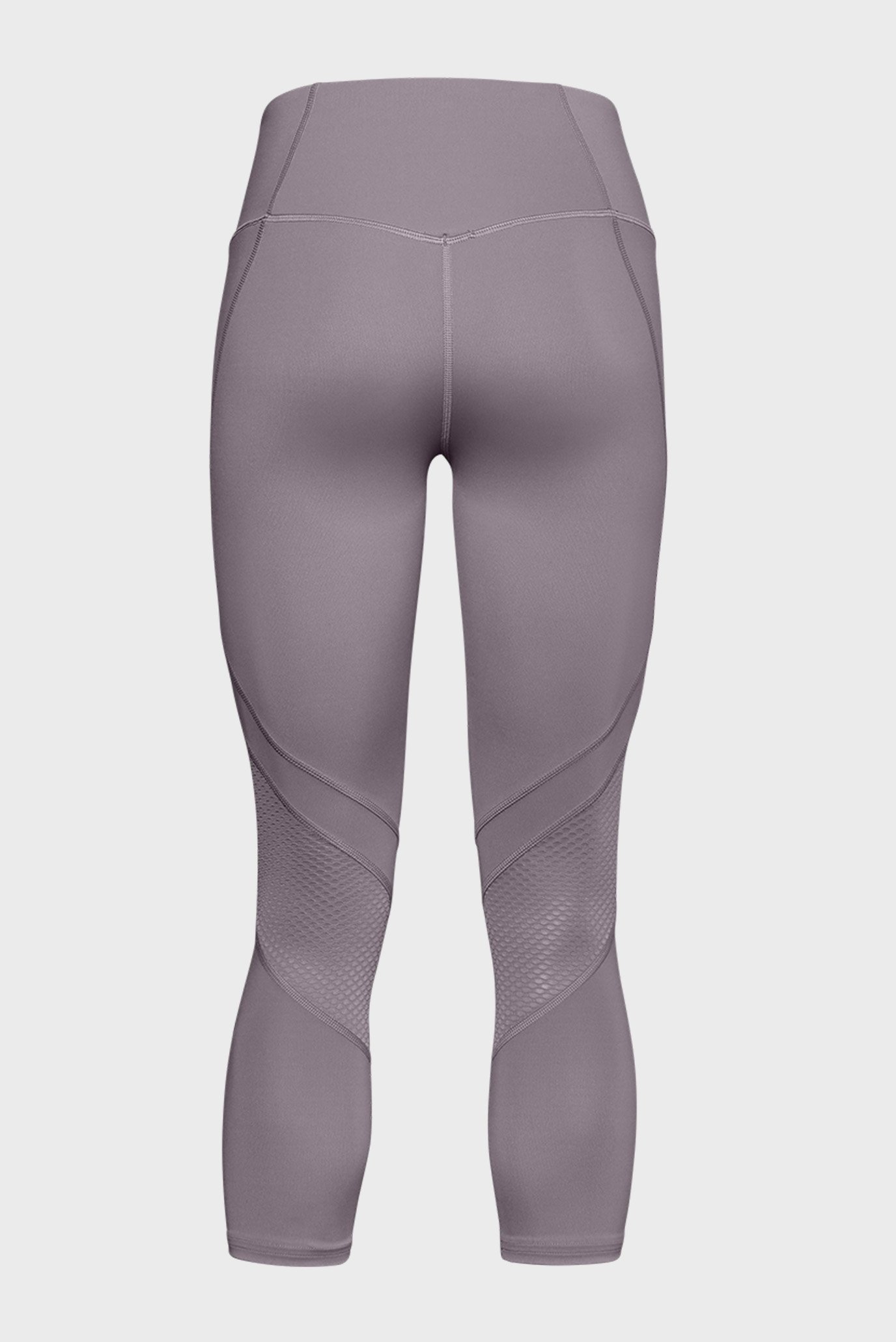 Женские розовые тайтсы UA Rush Crop 9