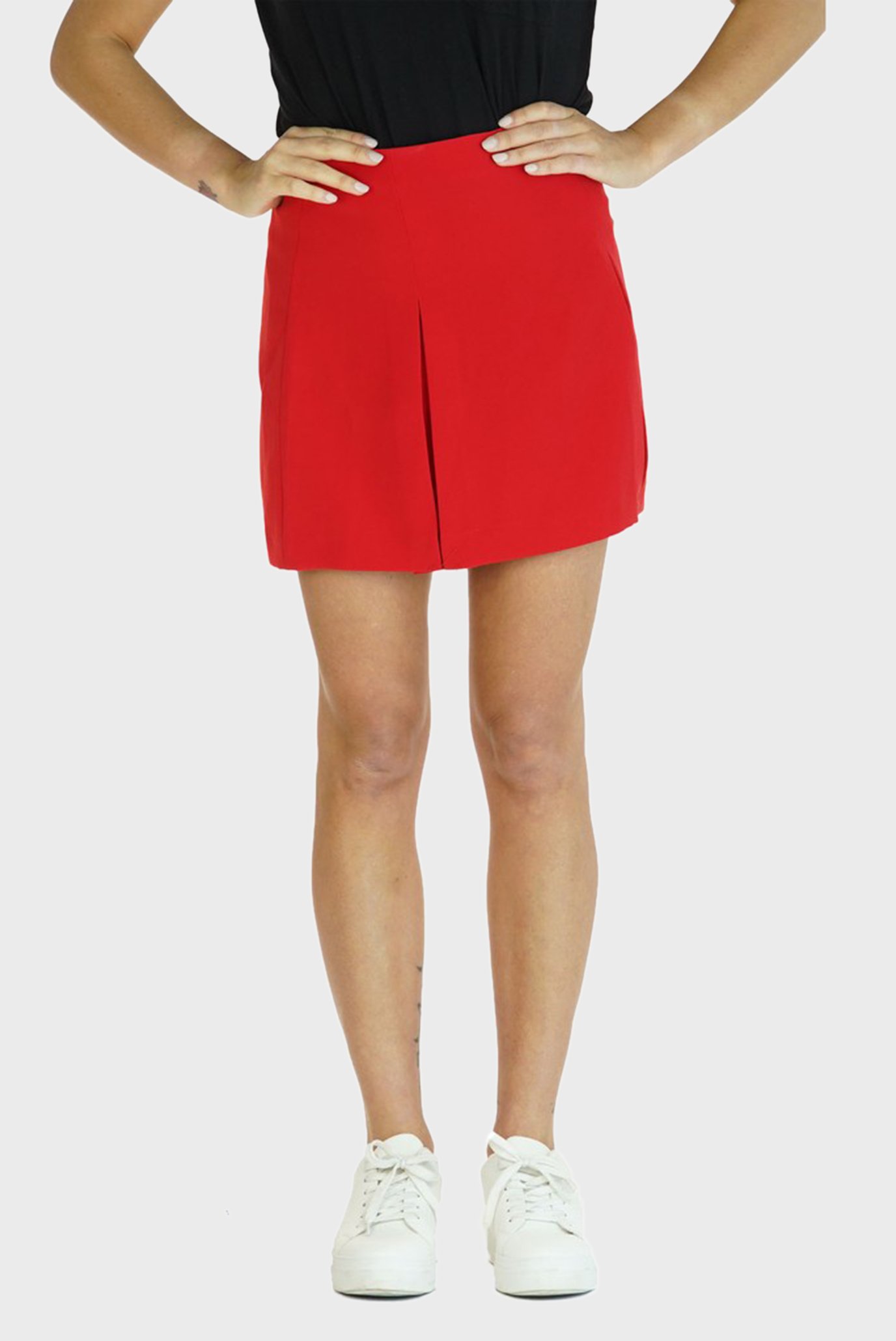 Женская красная юбка 4