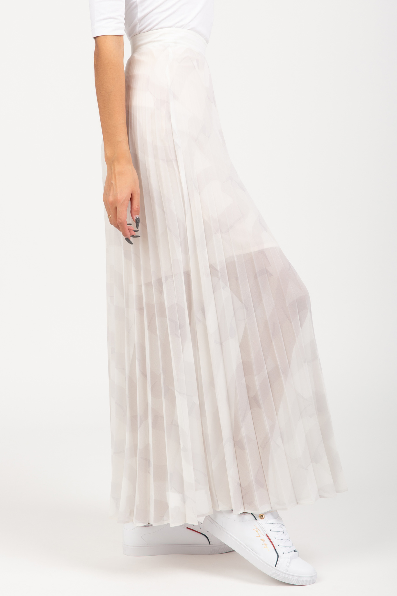 Юбка ICON CHIFFON PLEATED LONG SKIRT 4