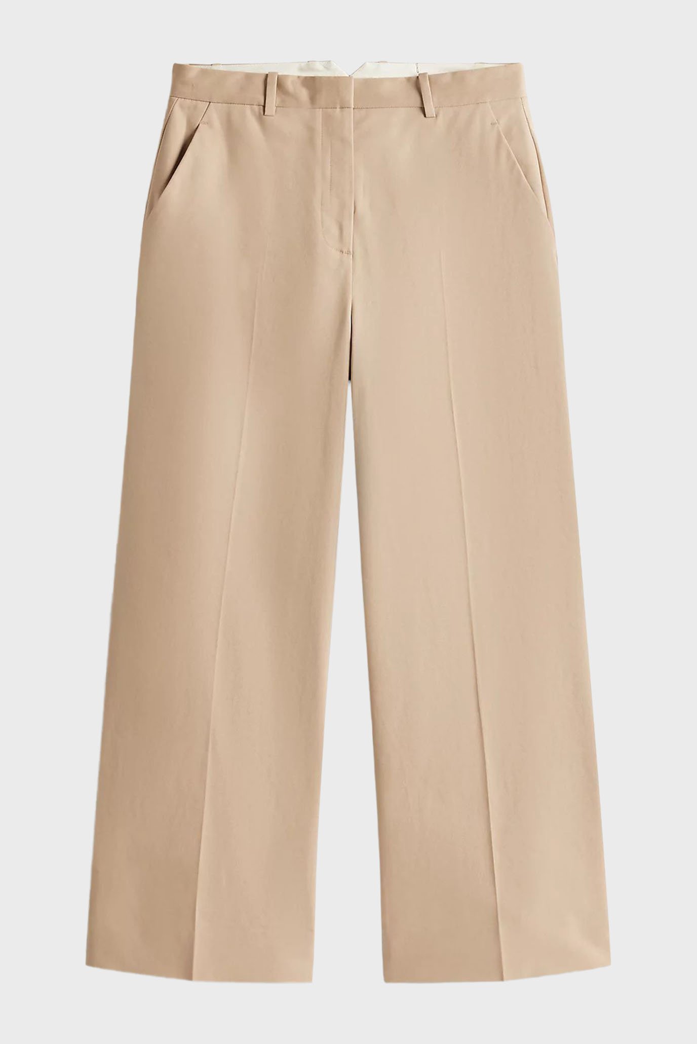 Штаны/COTTON WIDE LEG ANKLE CHINO PANT 6