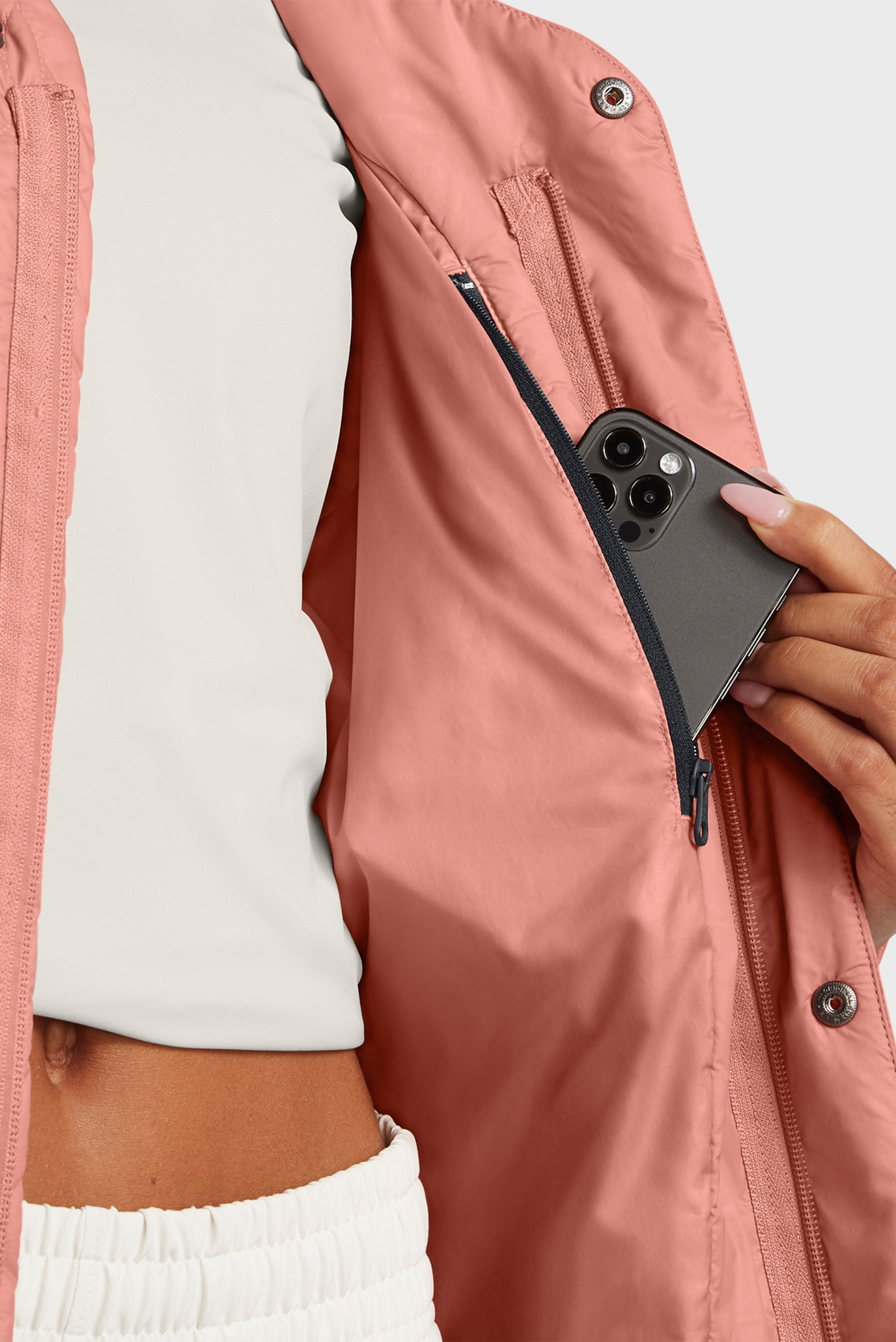 Женская розовая куртка DIAMOND JACKET 4