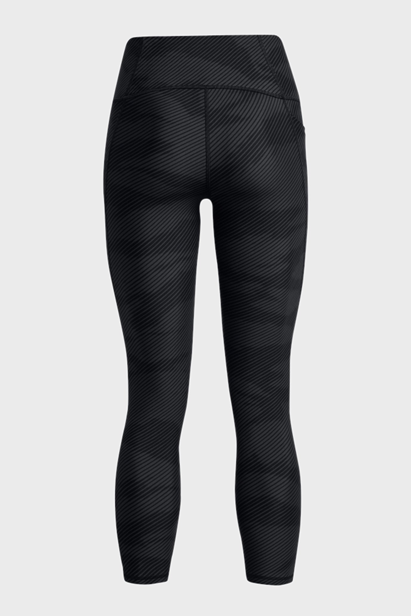 Женские черные тайтсы UA Pjt Rock HG Ankle Legging 6