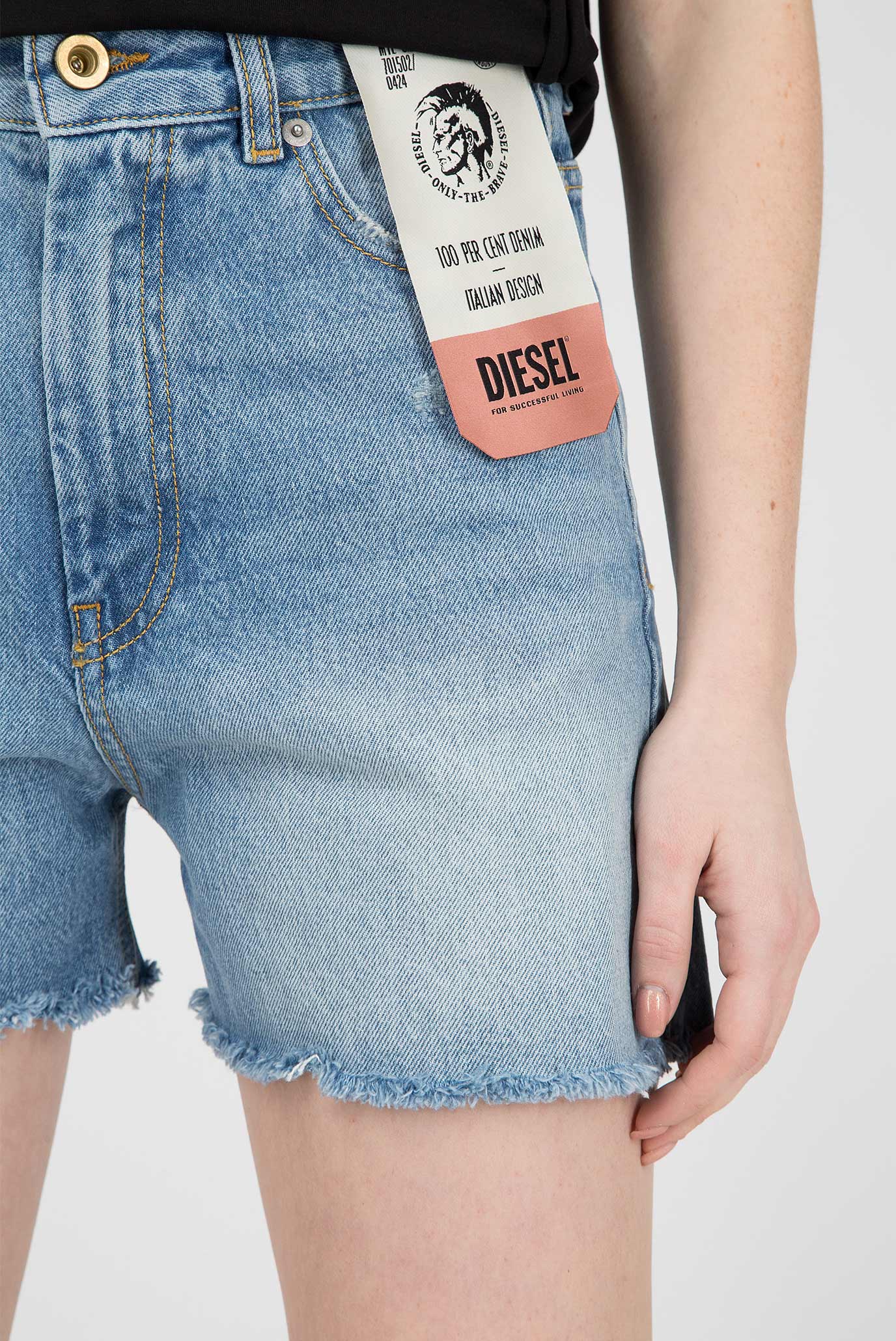 Женские голубые джинсовые шорты DE-EISELLE 9