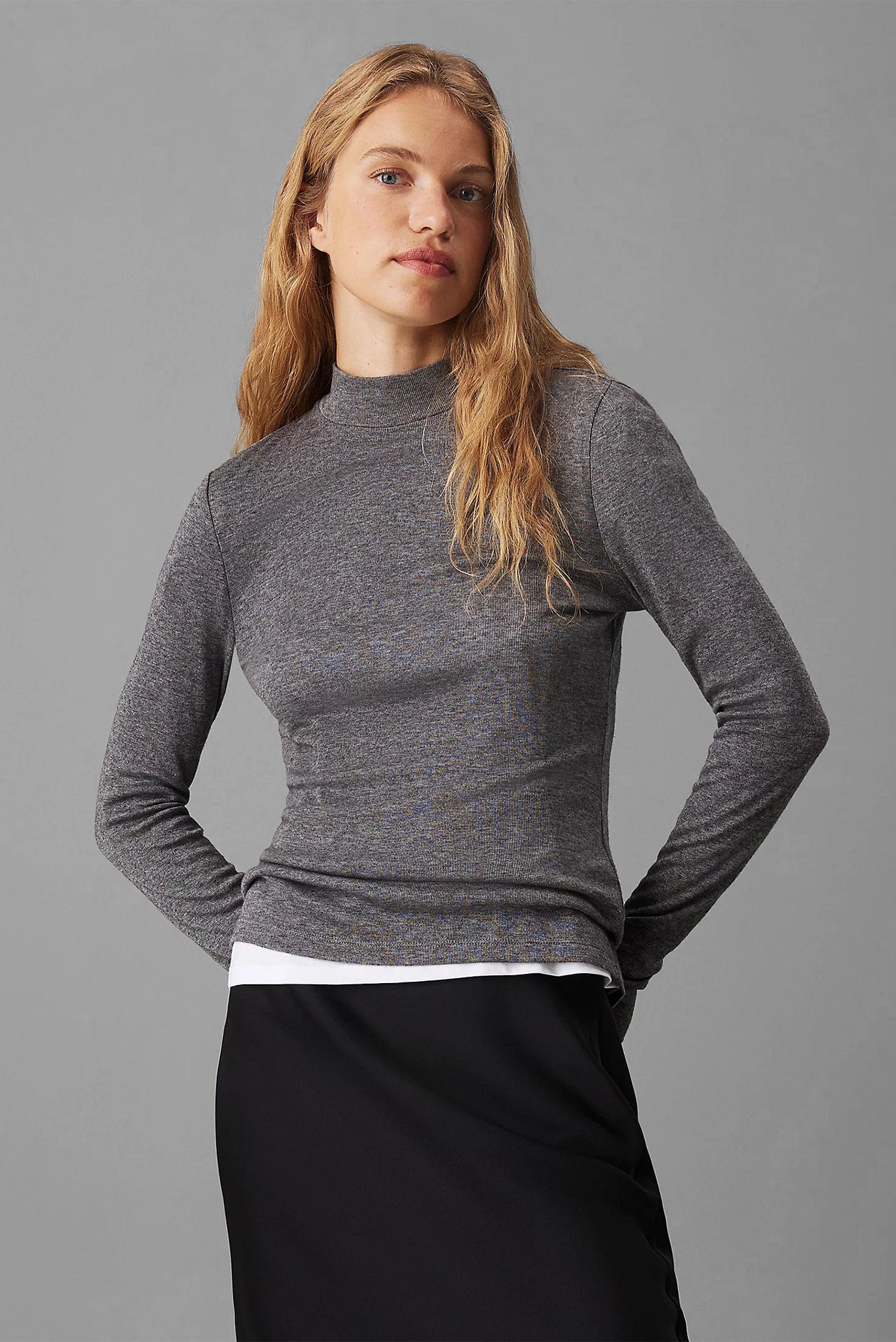 Топ WOOL BLEND JERSEY LS TOP 1