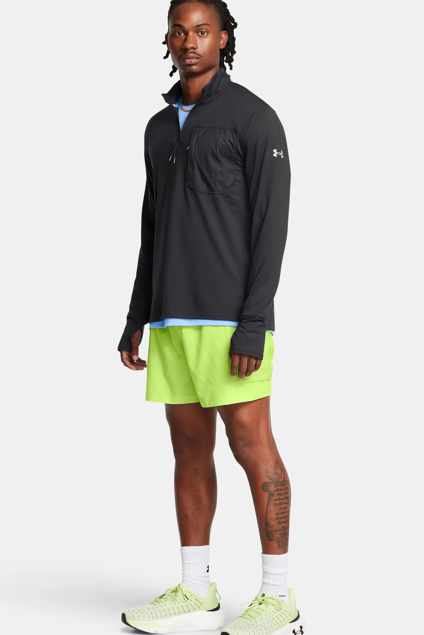 Лонгслив UA TRAIL RUN QUARTER ZIP 2