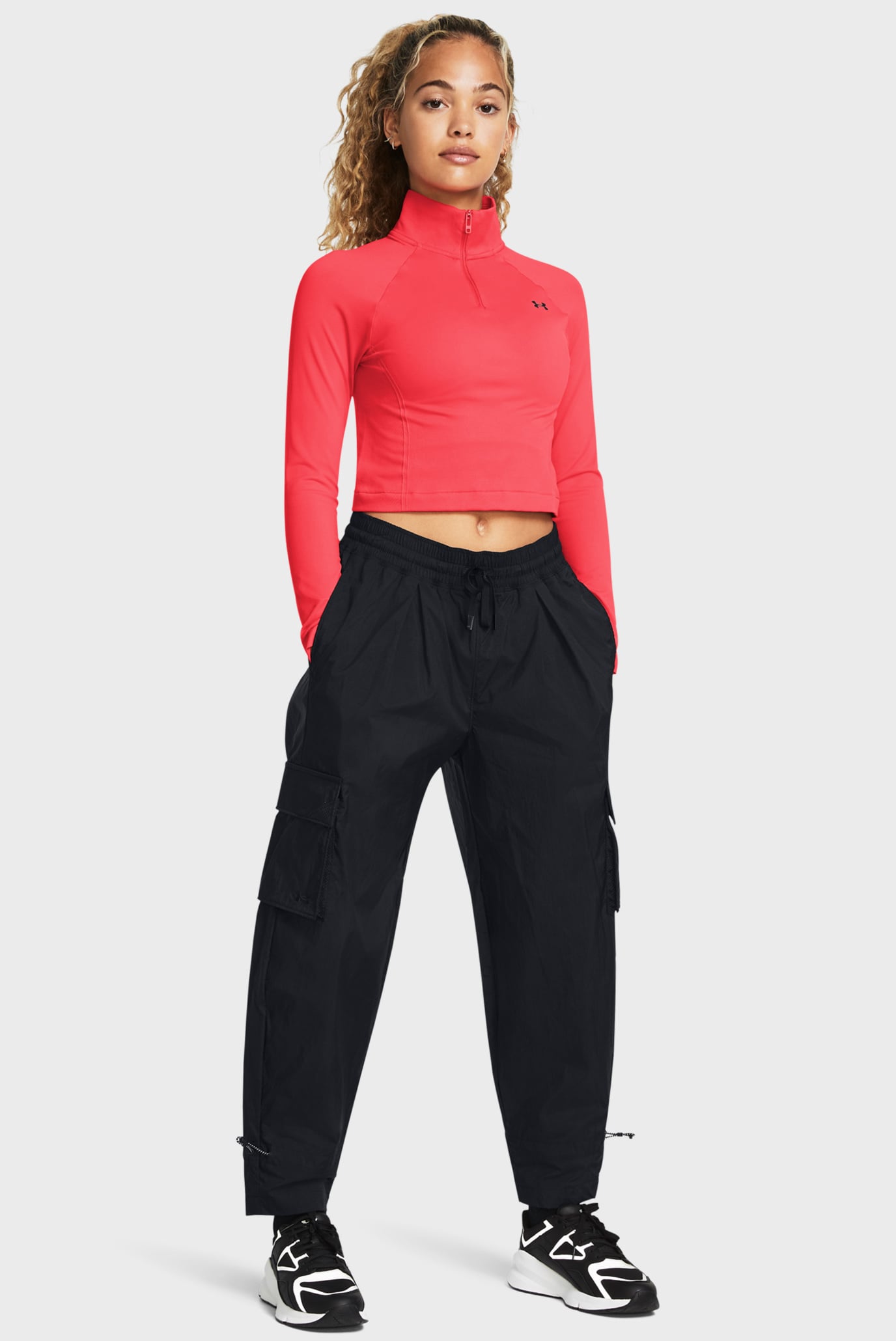 Женские черные спортивные брюки Crinkle Woven Pant 3