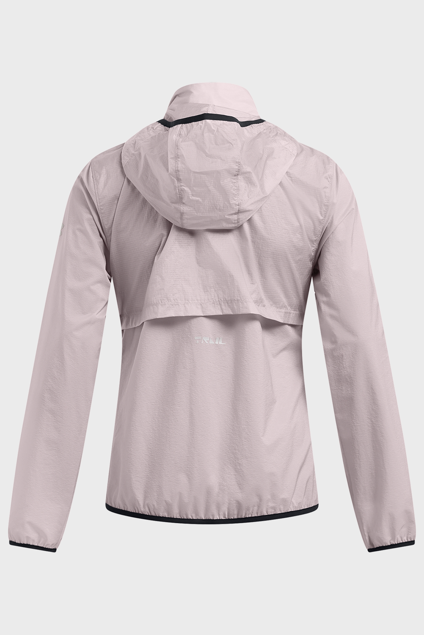 Женская серая ветровка UA Run Trail Jacket-GRY 7