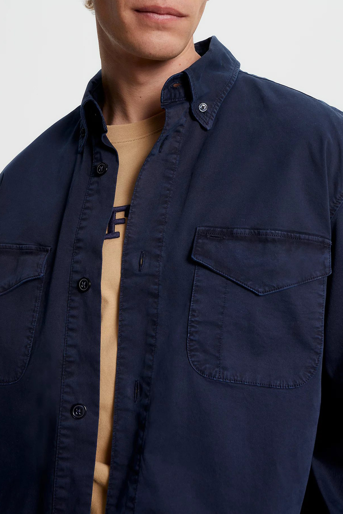 Рубашка PREMIUM GARMENT DYED OVERSHIRT 4