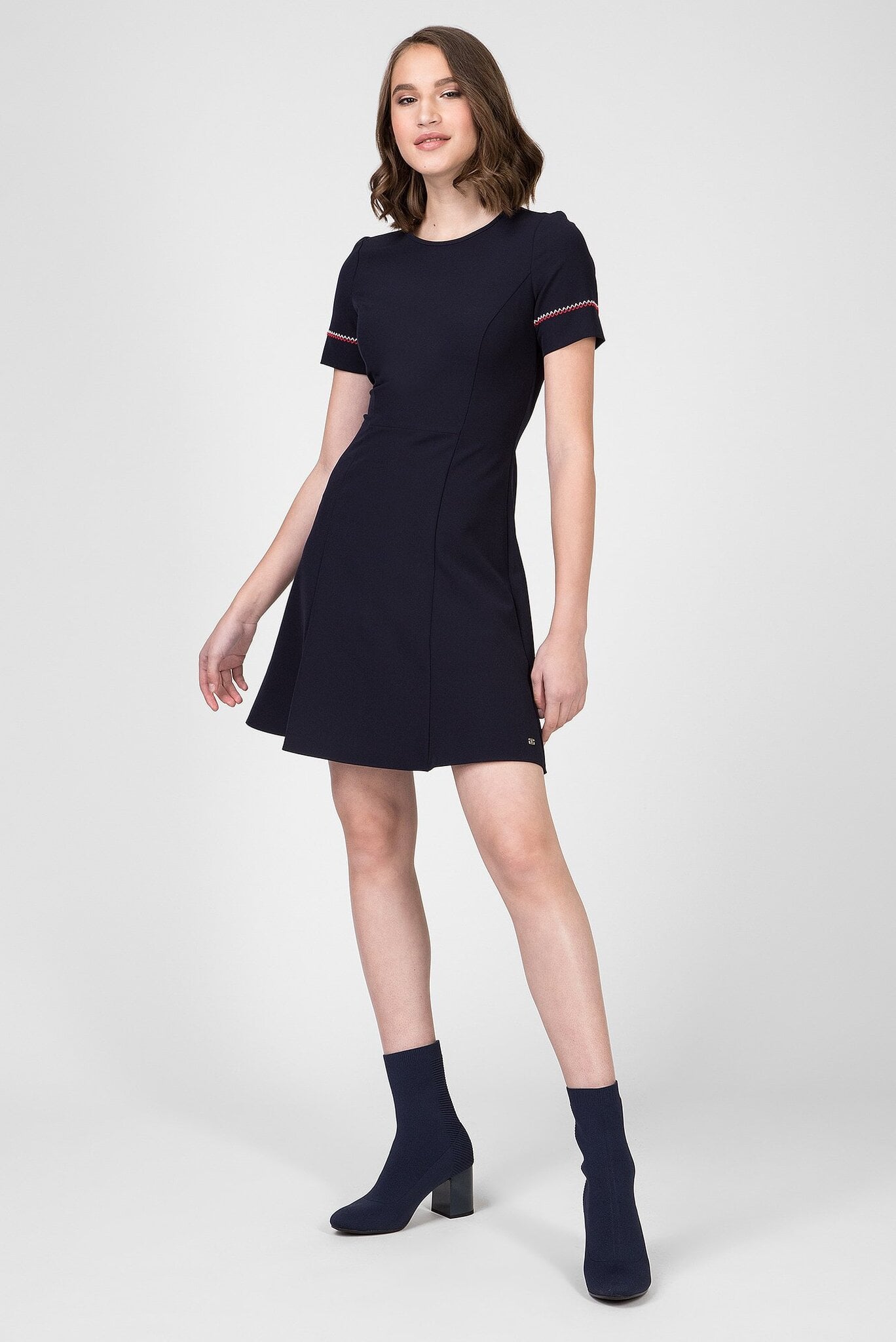 Женское темно-синее платье ANGELA 5