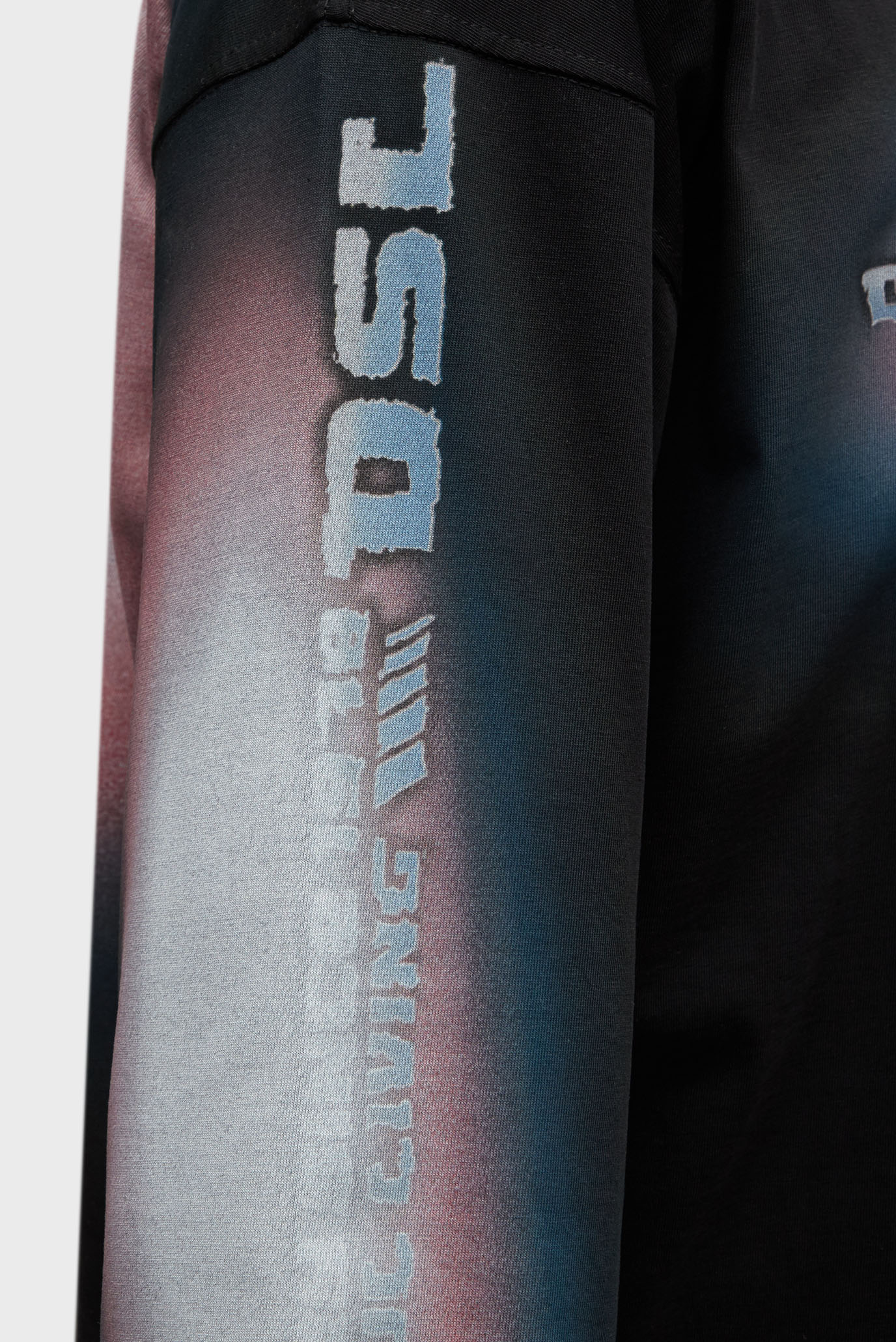 Мужской черный лонгслив T-ARCHIE-LS 5