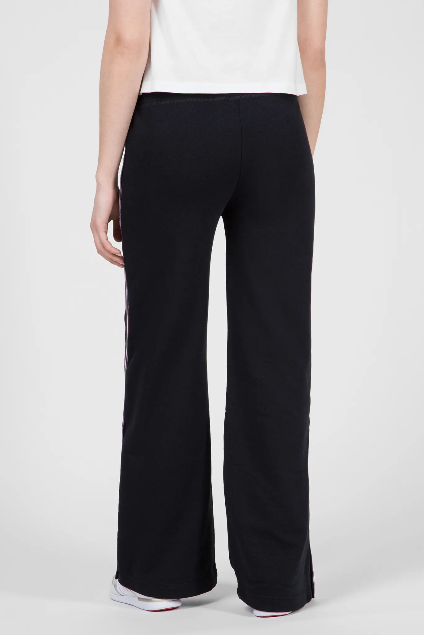 Женские черные брюки-клеш HALINA 3