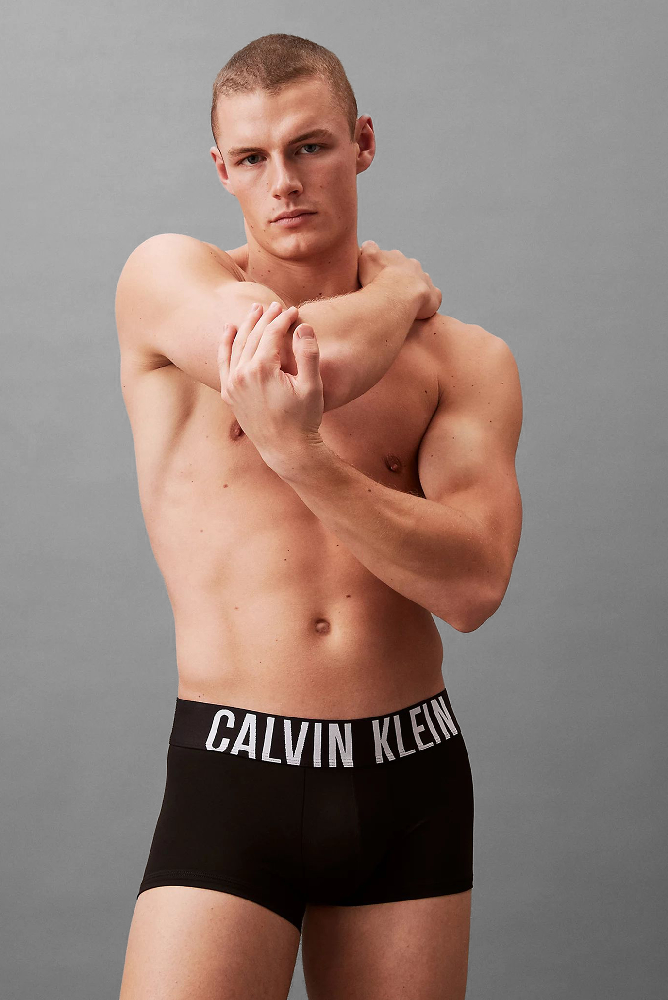 Мужские черные боксеры (3 шт) LOW RISE TRUNK 2