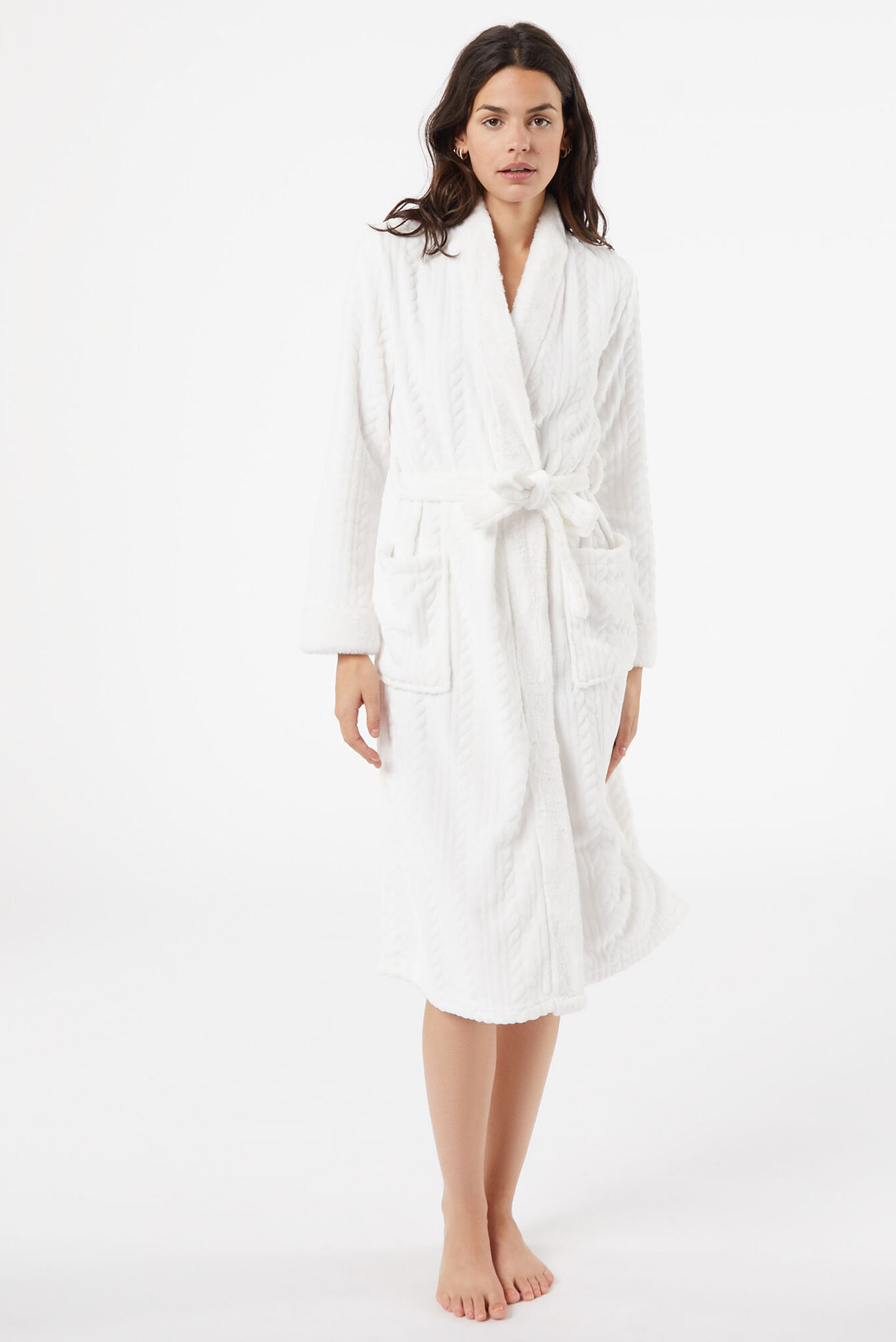 Женский белый халат NOLWA 5