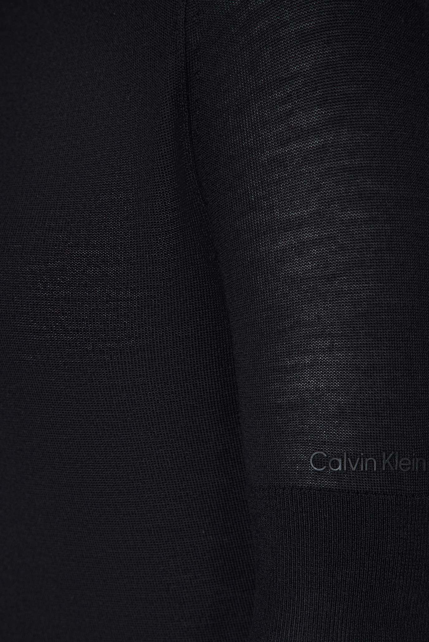 Женский черный шерстяной гольф EXTRA FINE WOOL 8