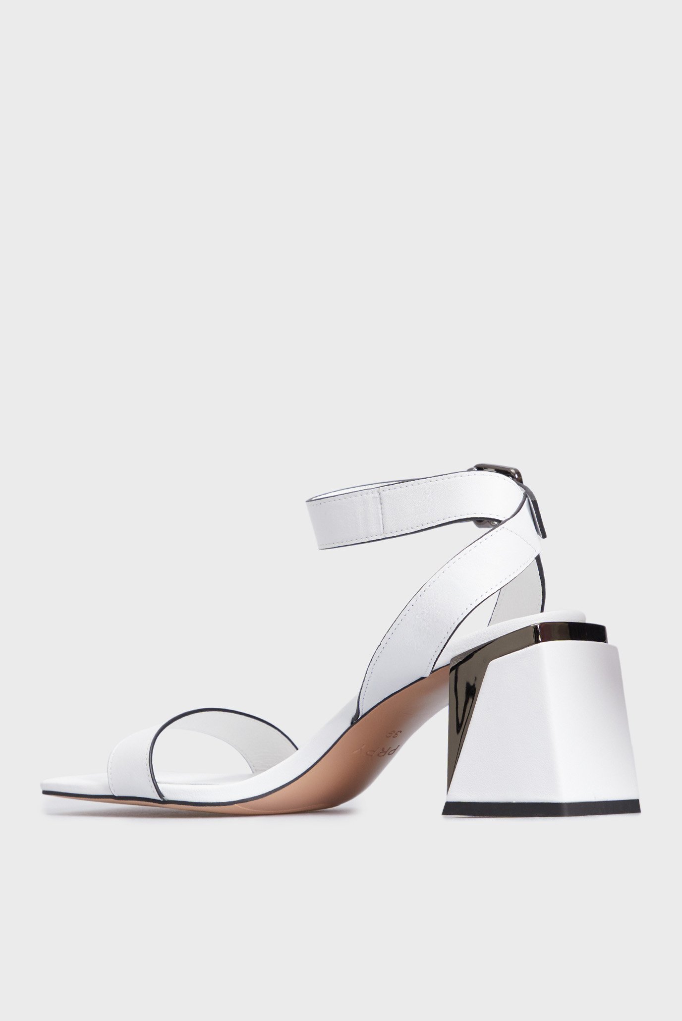 Женские белые кожаные босоножки GwendolynPRPY Женские белые кожаные босоножки Gwendolyn 10