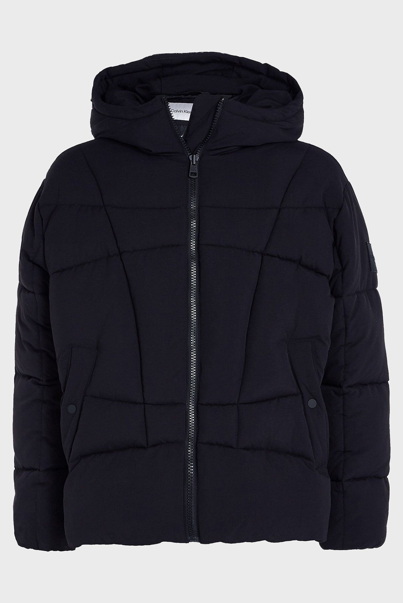 Calvin klein jeans down long puffer coat hotsell