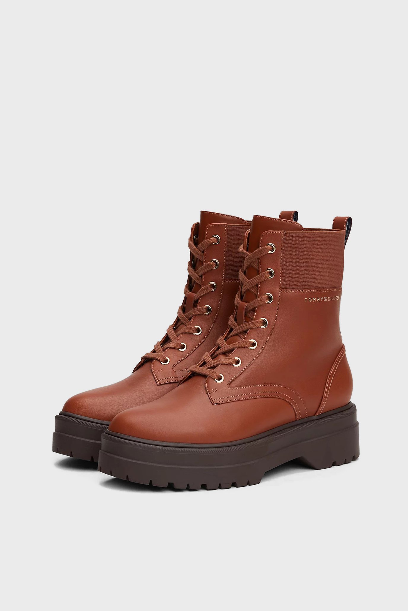 Ботинки LEATHER ELASTIC RIB LACEUP 3