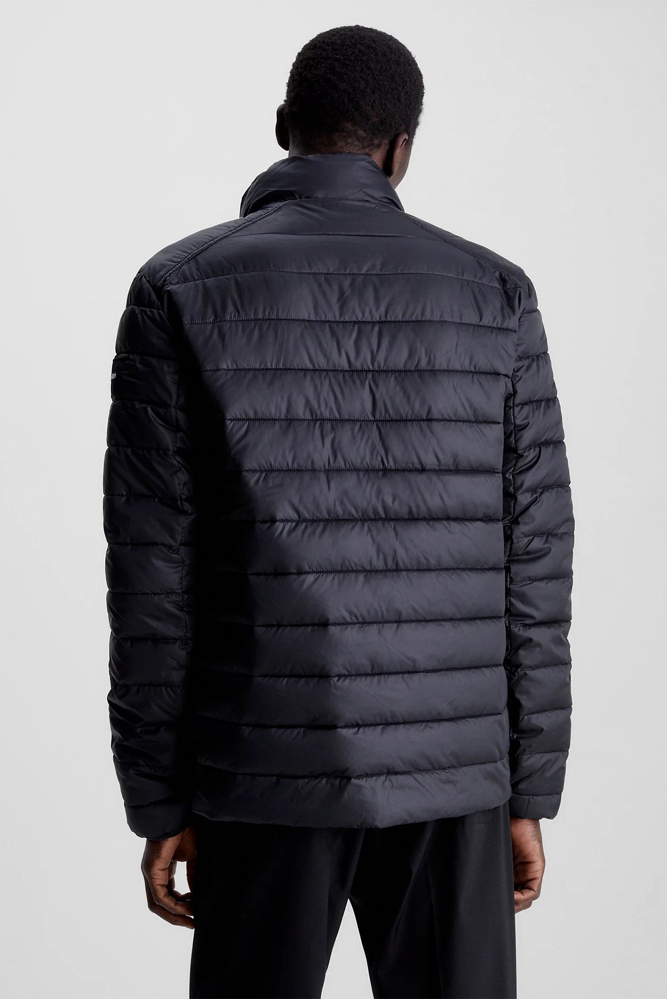 Мужская черная куртка RECYCLED SIDE LOGO 2