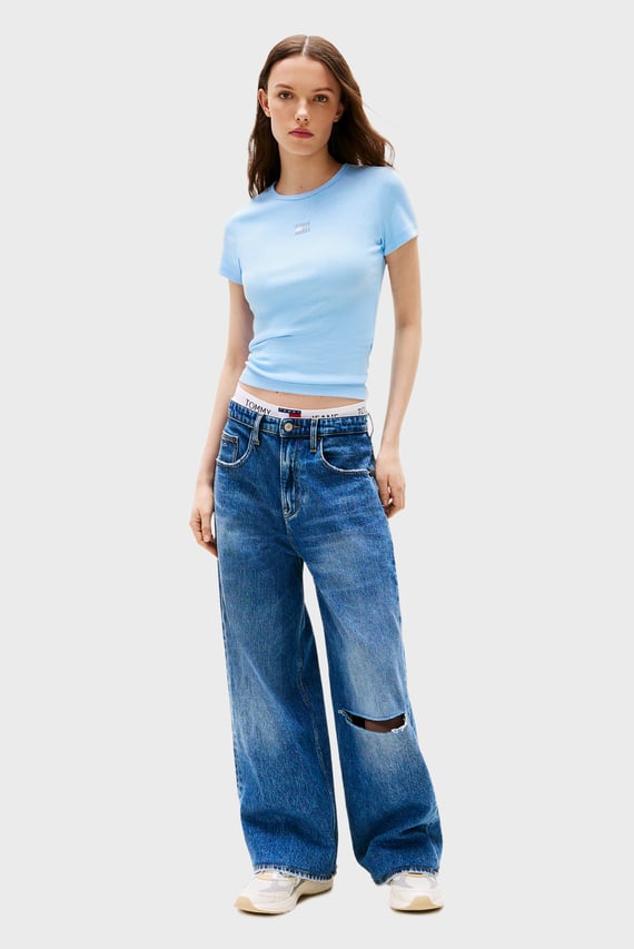 Футболка/TJW SLIM BADGE RIB TEE