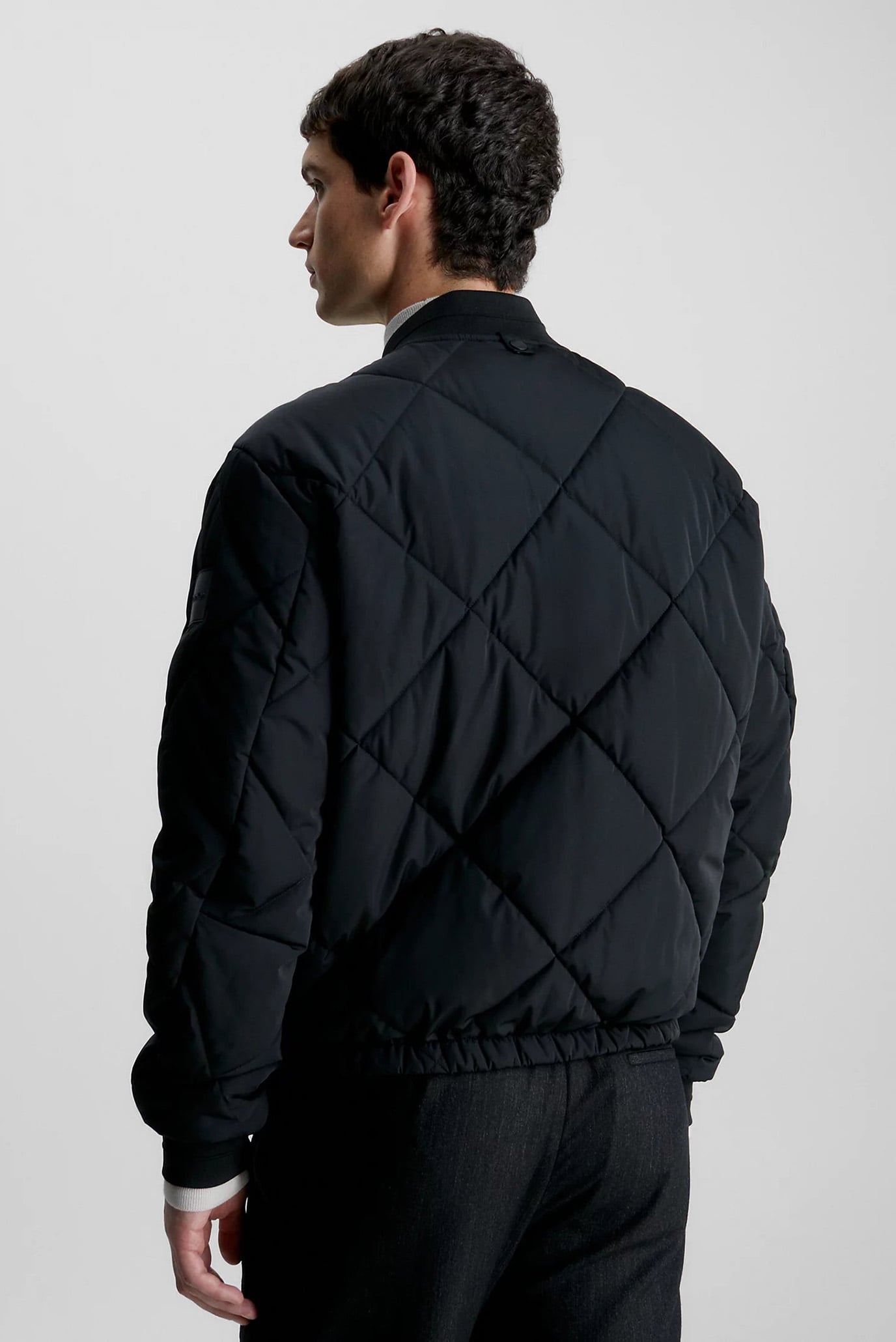 Мужской черный бомбер SIGNATURE QUILT 3