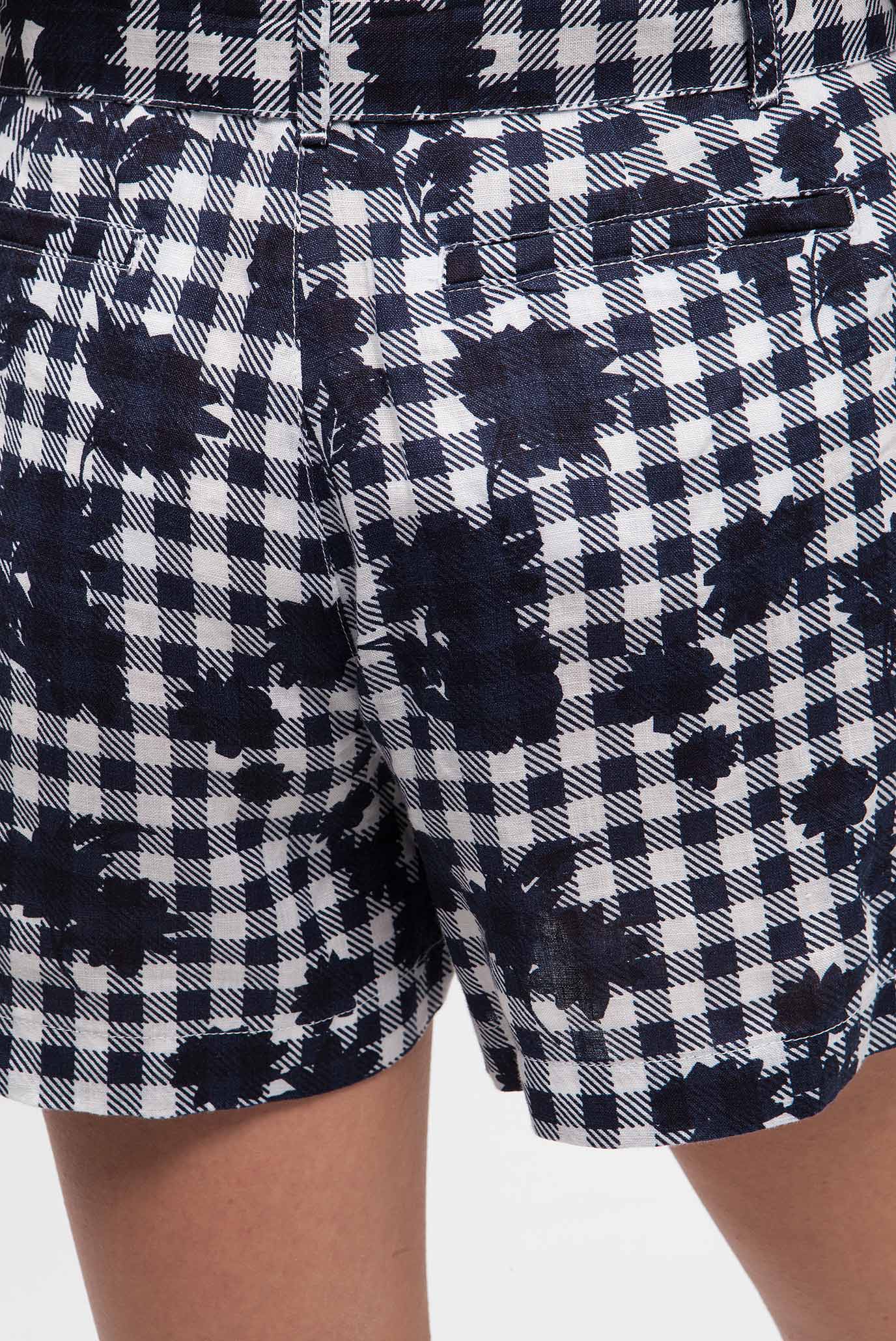 Женские синие шорты 9