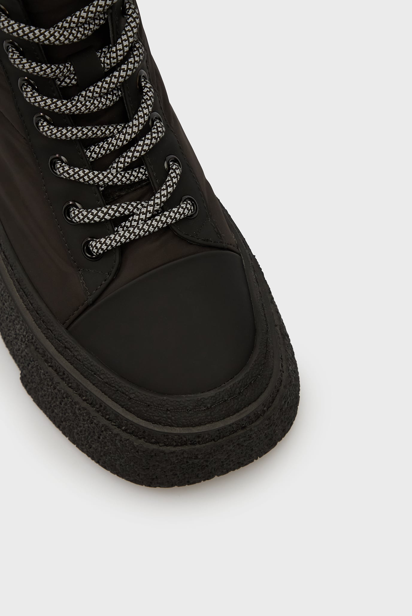 Женские черные хайтопы Kirsten 5