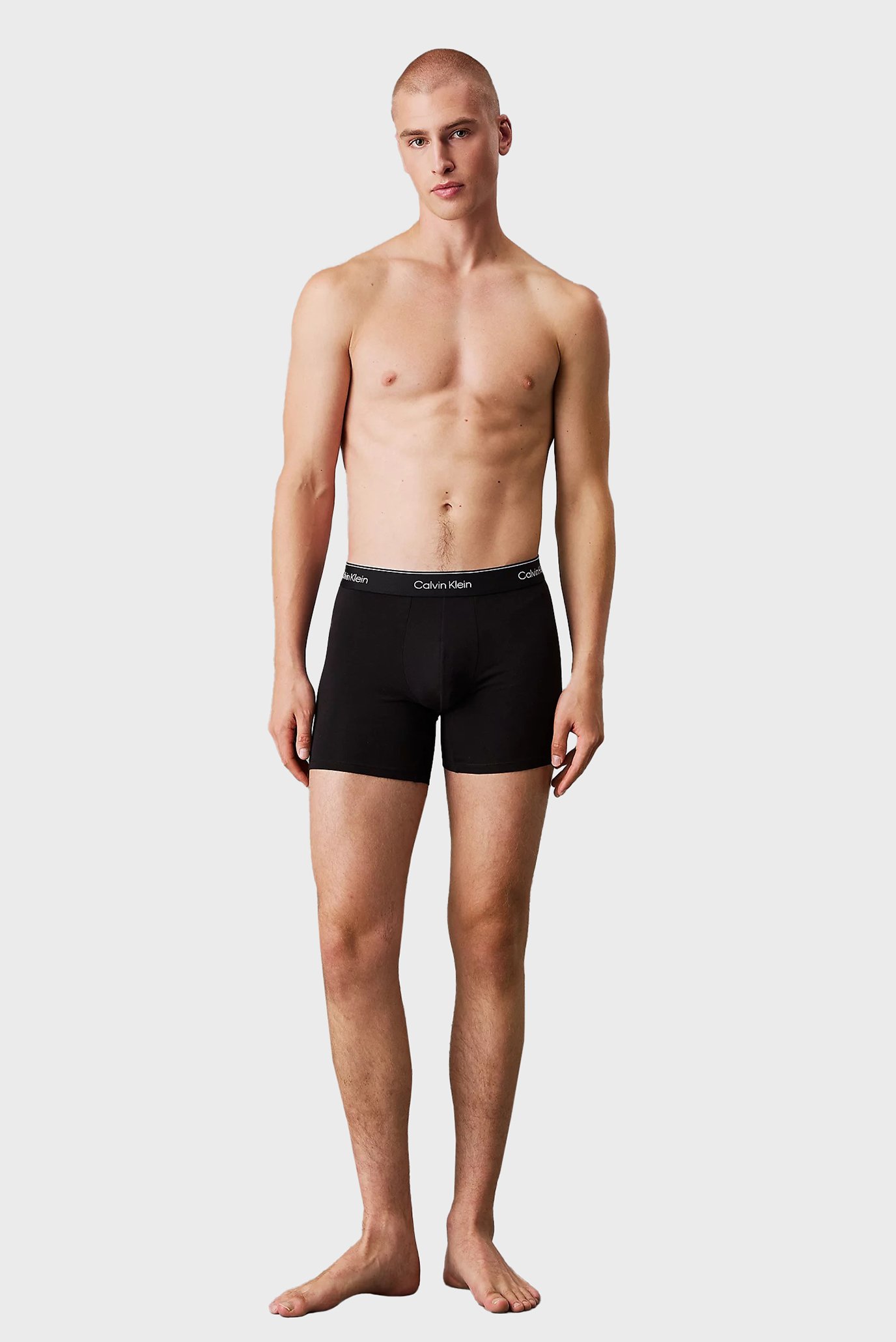 Мужские черные боксеры (3 шт) BOXER BRIEF 4