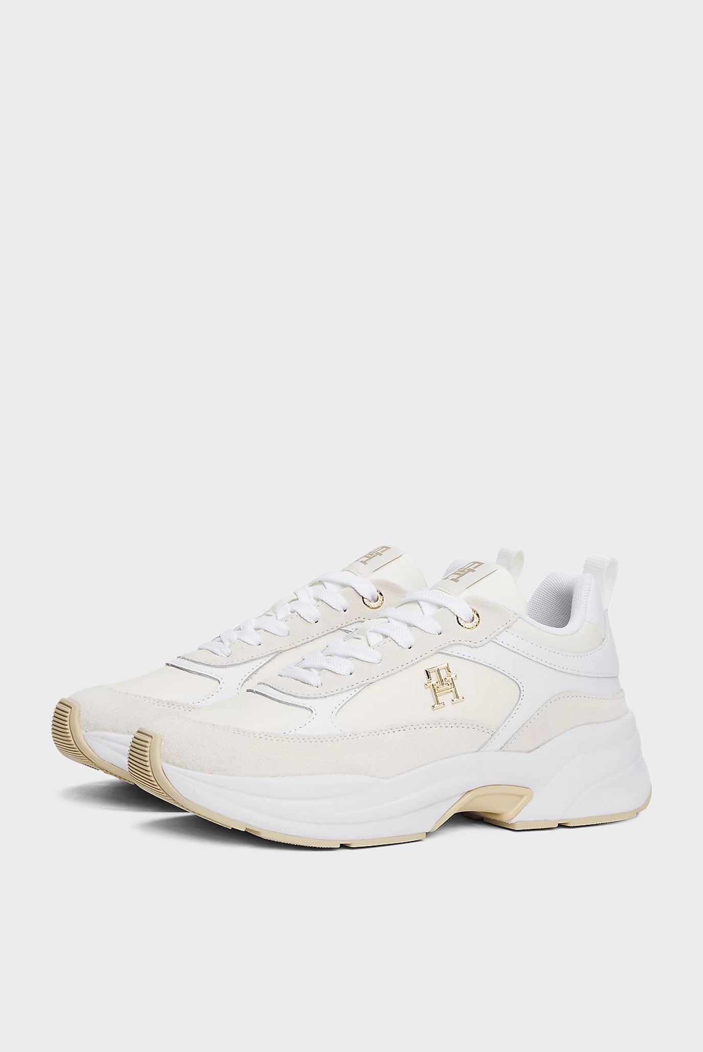 Женские белые кроссовки TH CHUNKY FEMININE RUNNER 3