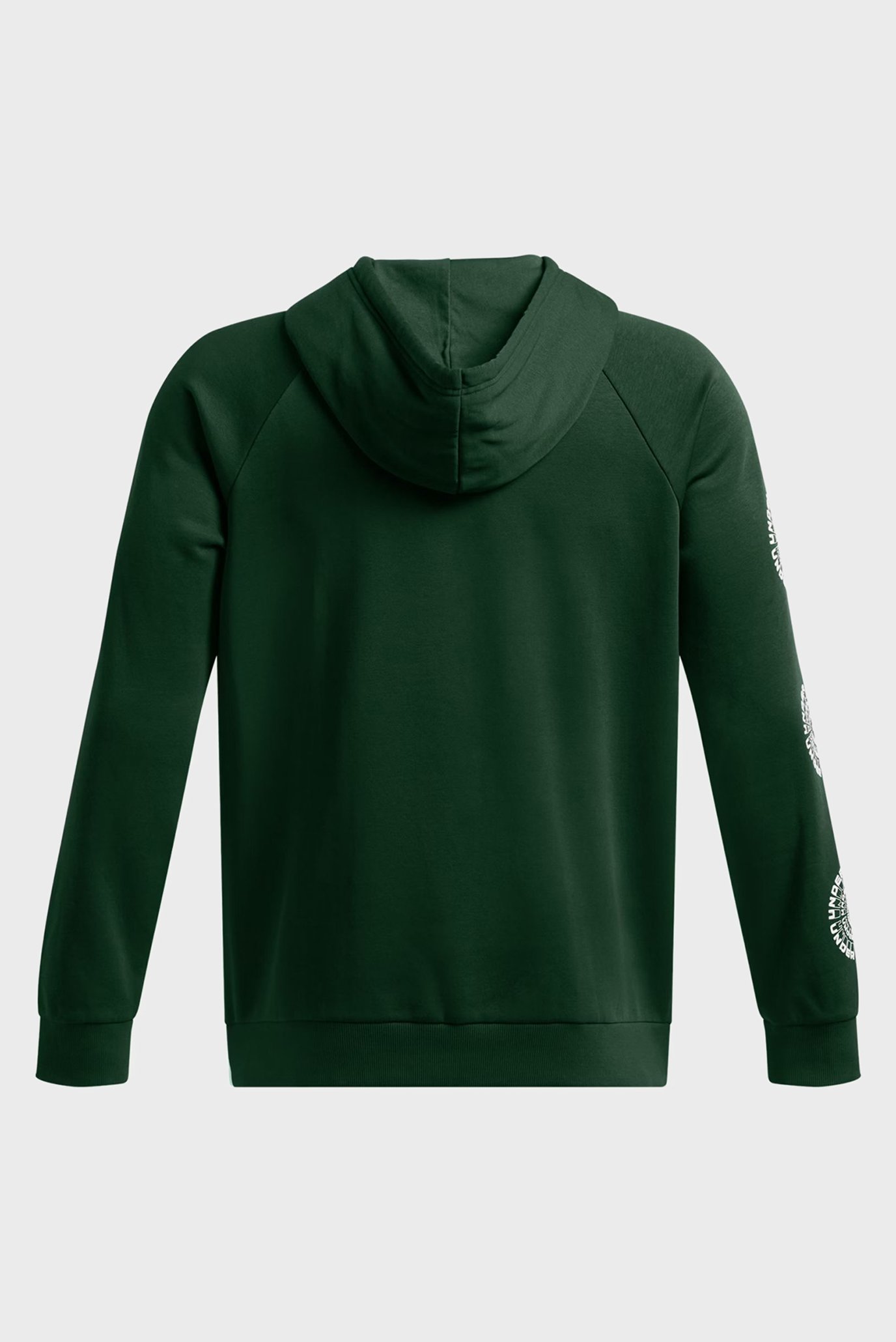 Мужское зеленое худи UA Rival Fleece HBR Logo HD 5