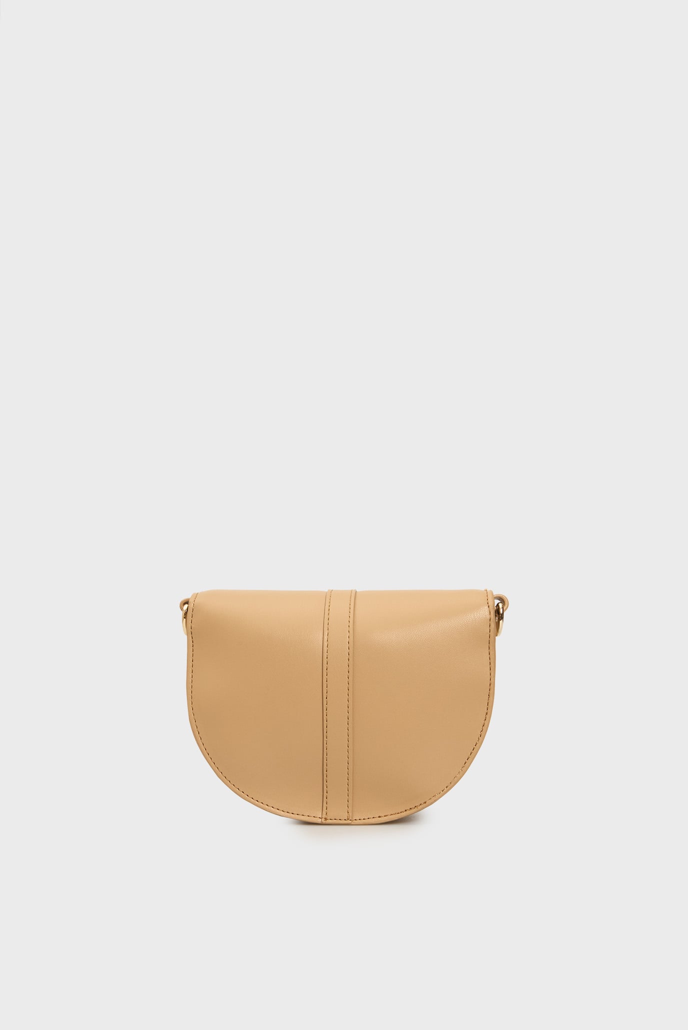 Женская бежевая сумка TH HERITAGE SADDLE BAG 4