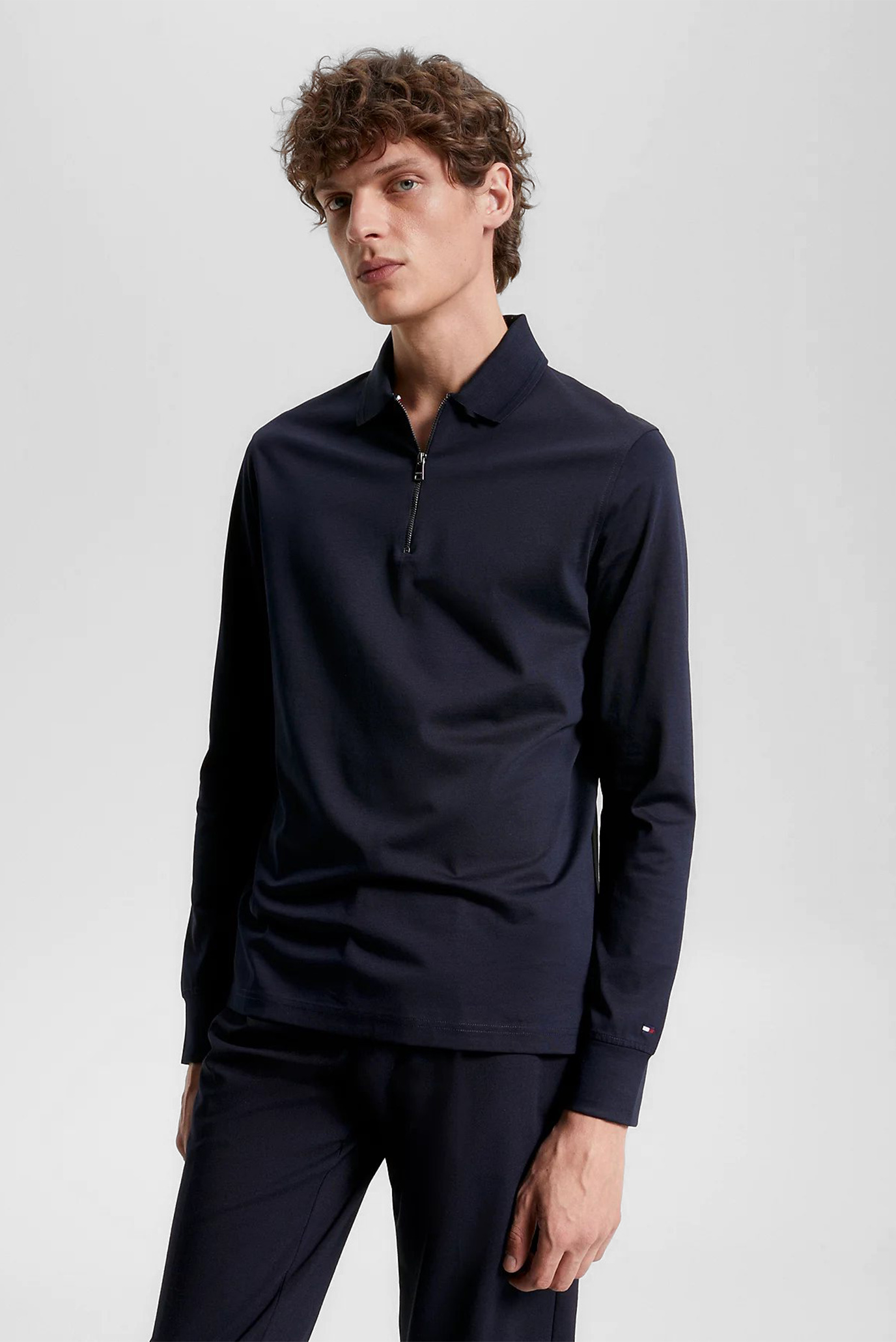 Поло с длинным рукавом DC ZIP LS REG POLO 1