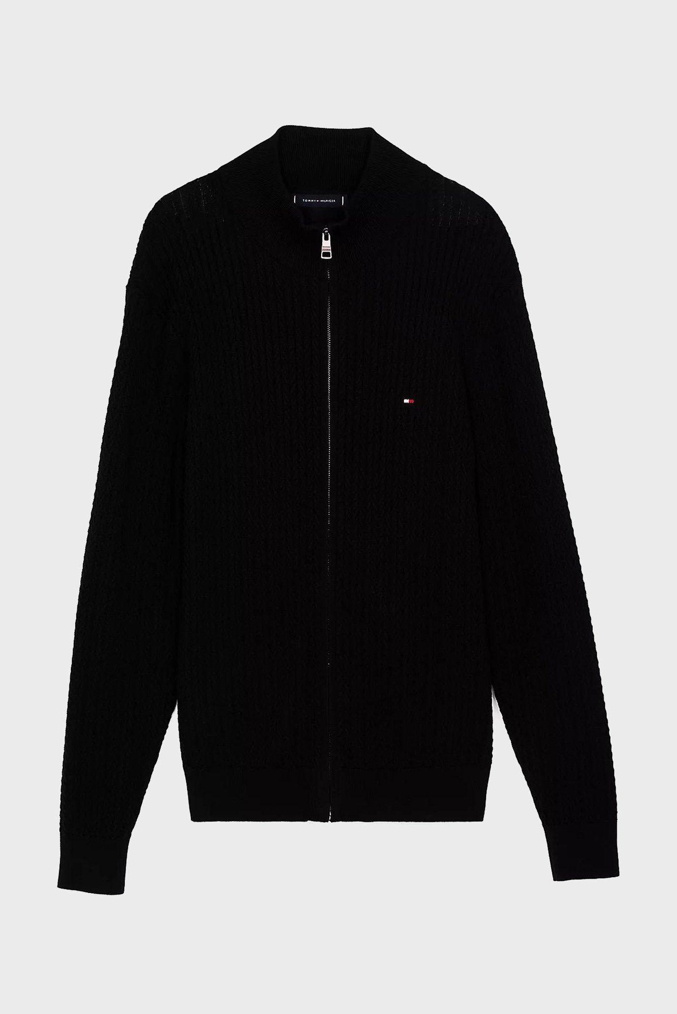 Кардиган HERRINGBONE STRUCTURE ZIP THRUTommy Hilfiger Кардиган HERRINGBONE STRUCTURE ZIP THRU 5