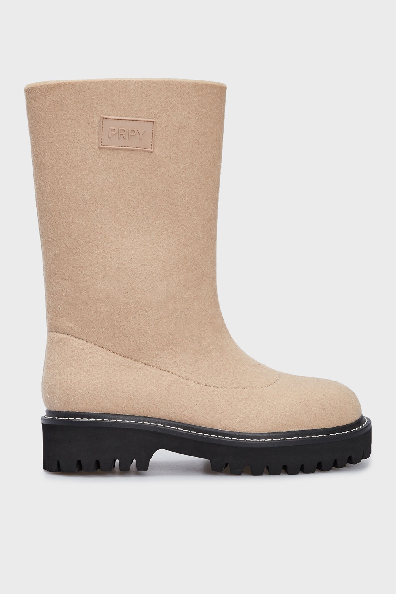 Женские бежевые сапоги Alisa 6