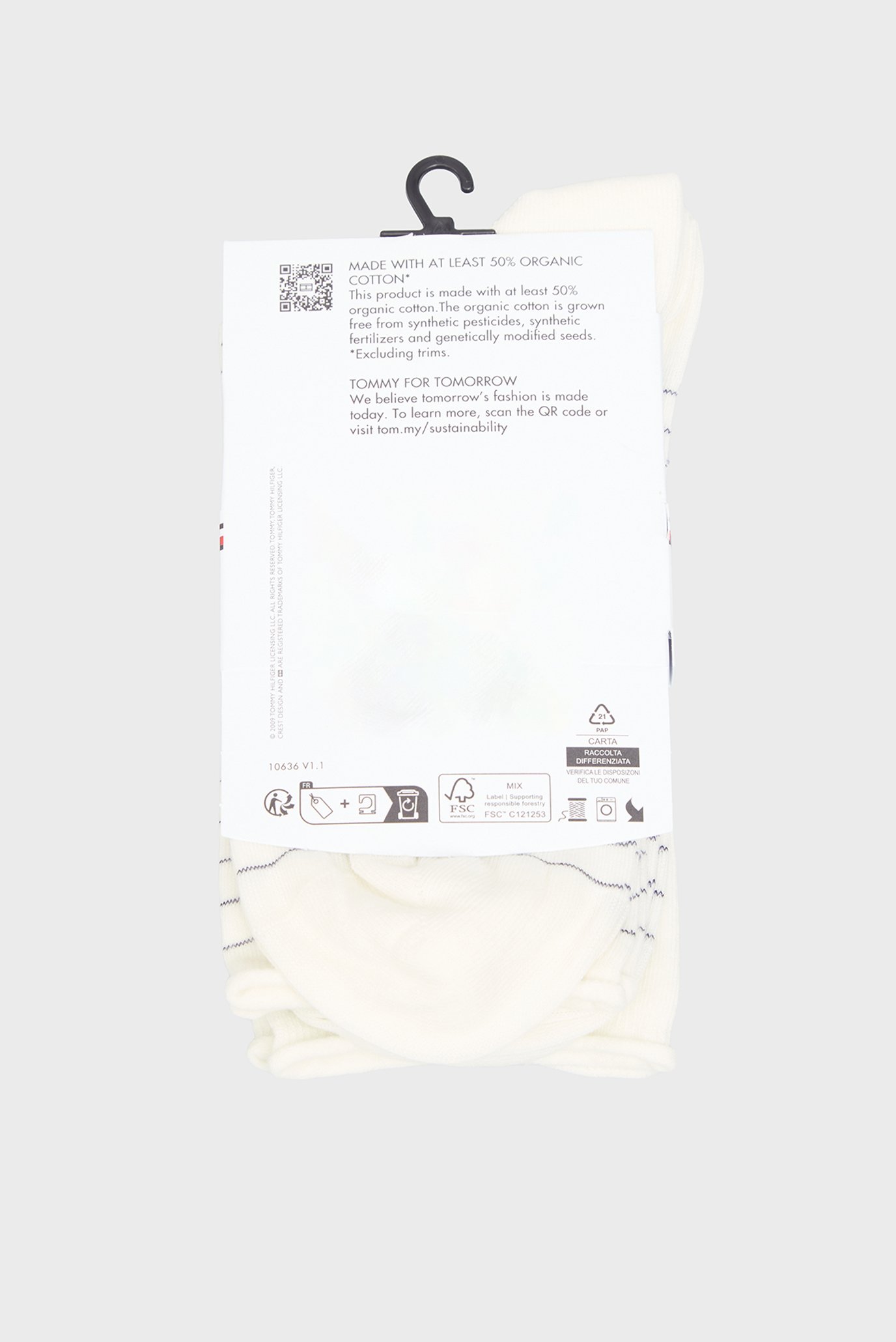 Носки TH WOMEN SOCK 2P HILFIGER STRIPETommy Hilfiger Носки TH WOMEN SOCK 2P HILFIGER STRIPE 3