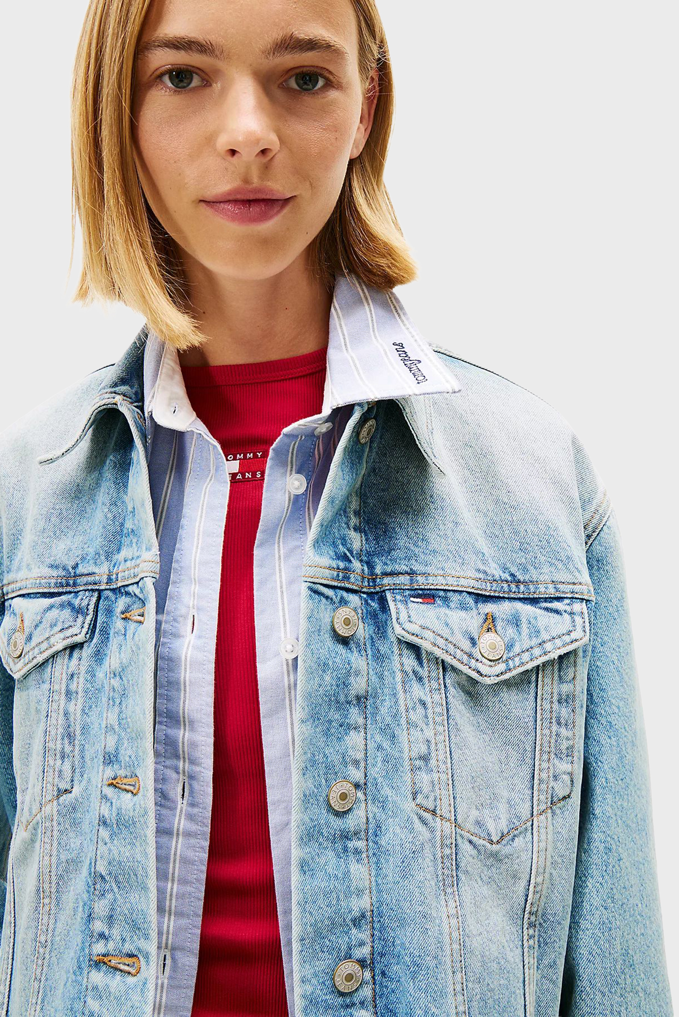 Куртка джинсовая/CROPPD TRCKR JKT RWB EXT CI6033 5