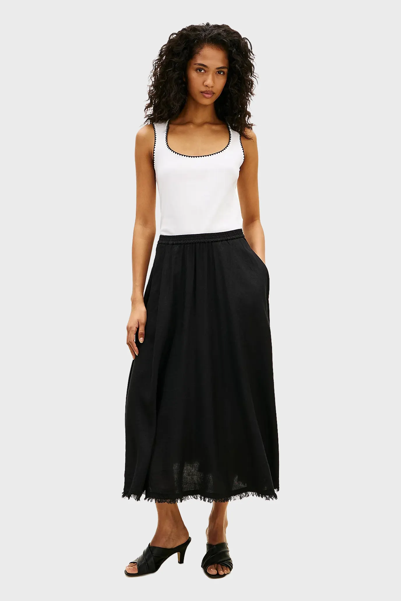 Майка B&W SLIM SCOOP-NK TANK 4