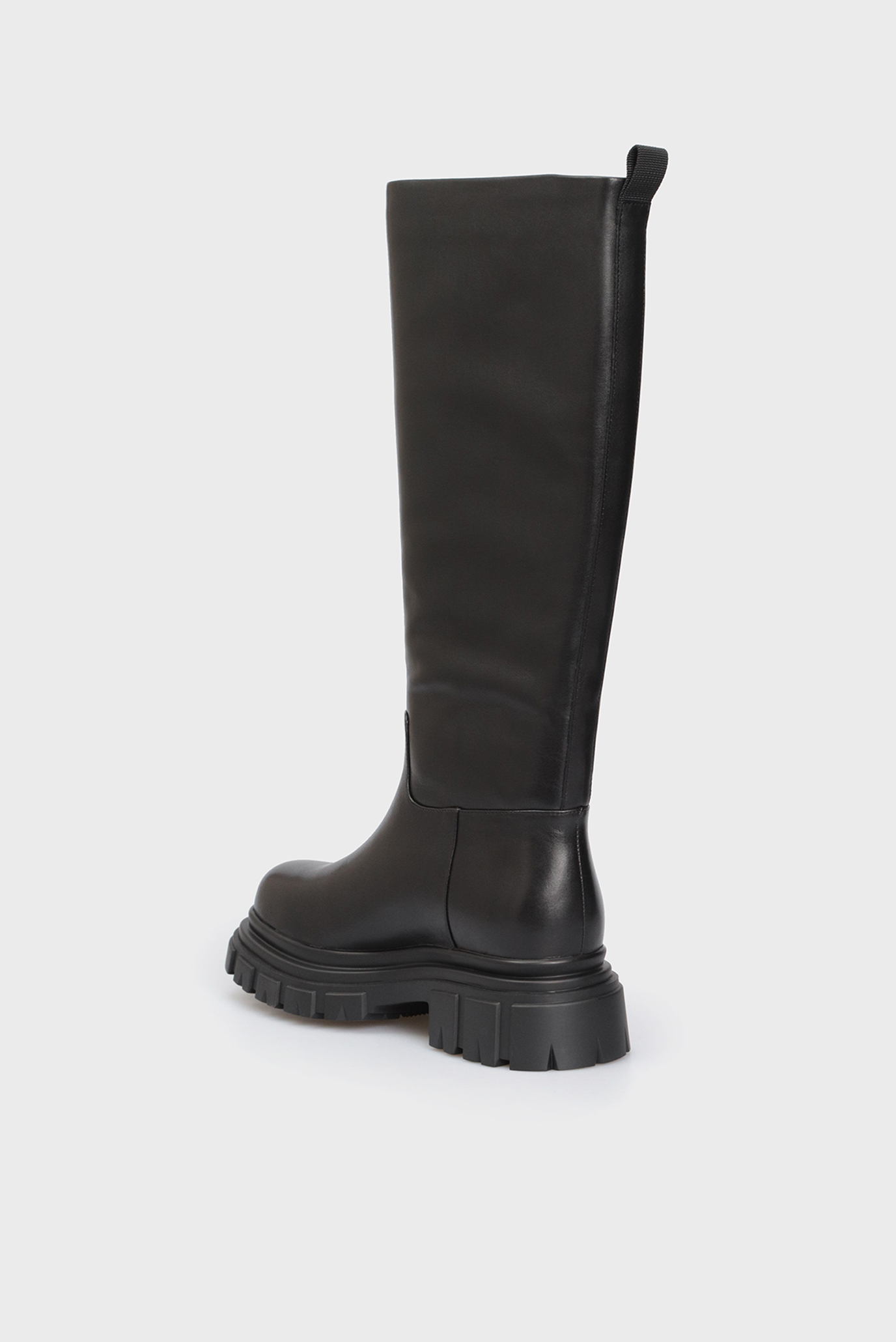 Женские черные кожаные сапоги Packsa 4