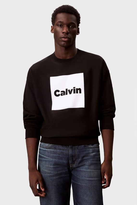 Свитшот LS PREMIUM FLEECE CALVIN BOX GRA Calvin Klein Jeans Свитшот LS PREMIUM FLEECE CALVIN BOX GRA Calvin Klein Jeans