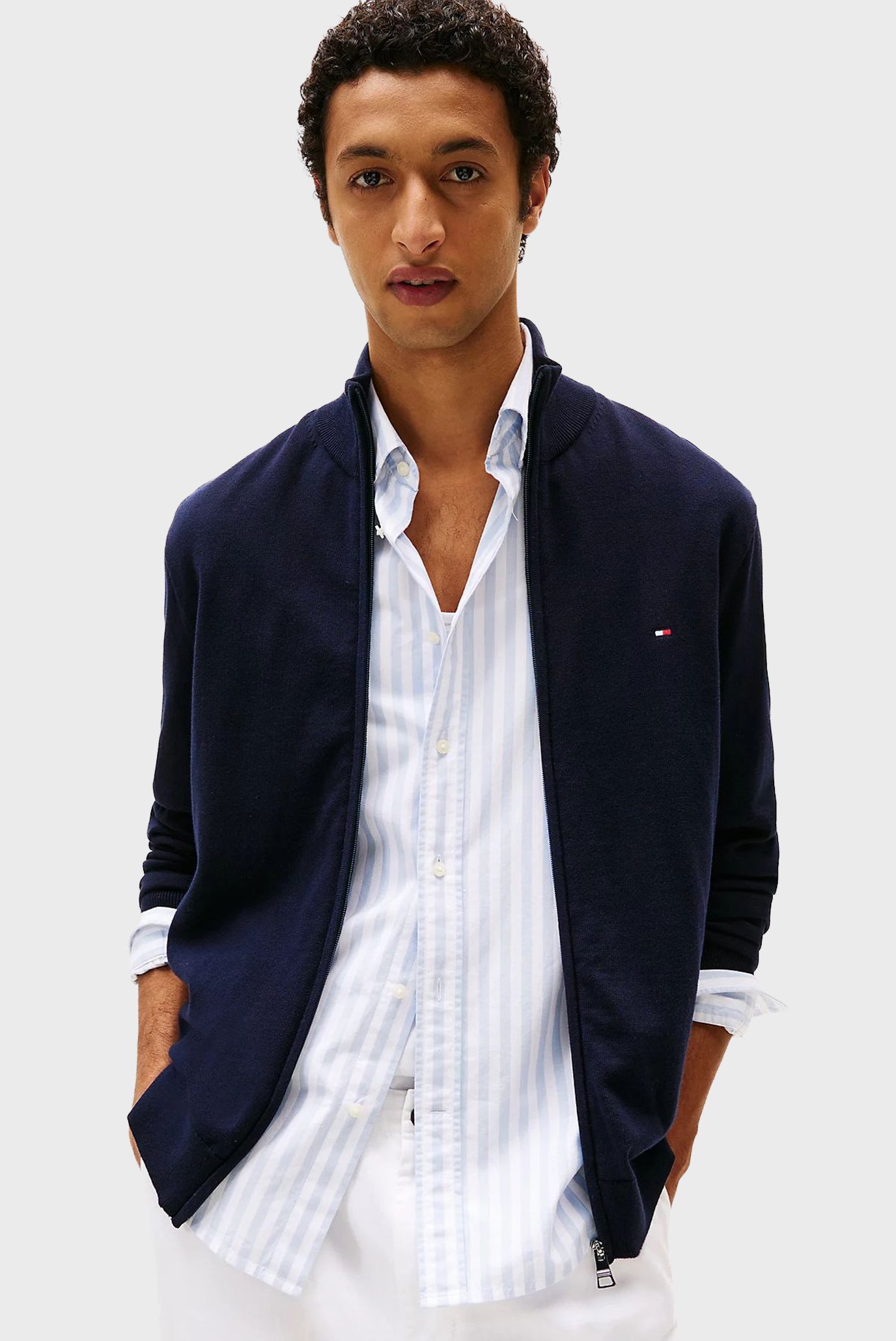 Кардиган ESSENTIAL COTTON ZIP THRU 1