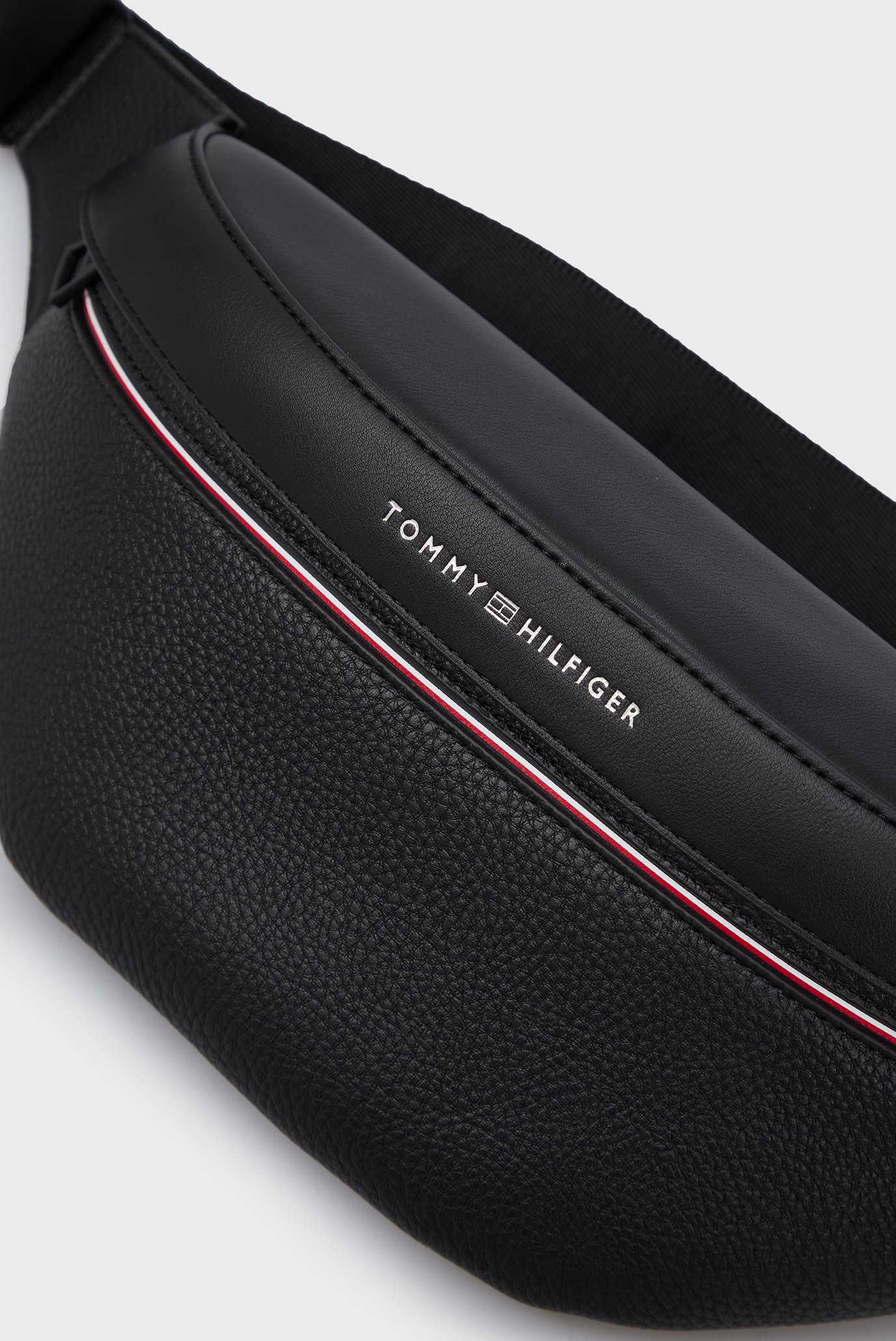 Мужская черная поясная сумка TH CORP BUMBAG 6