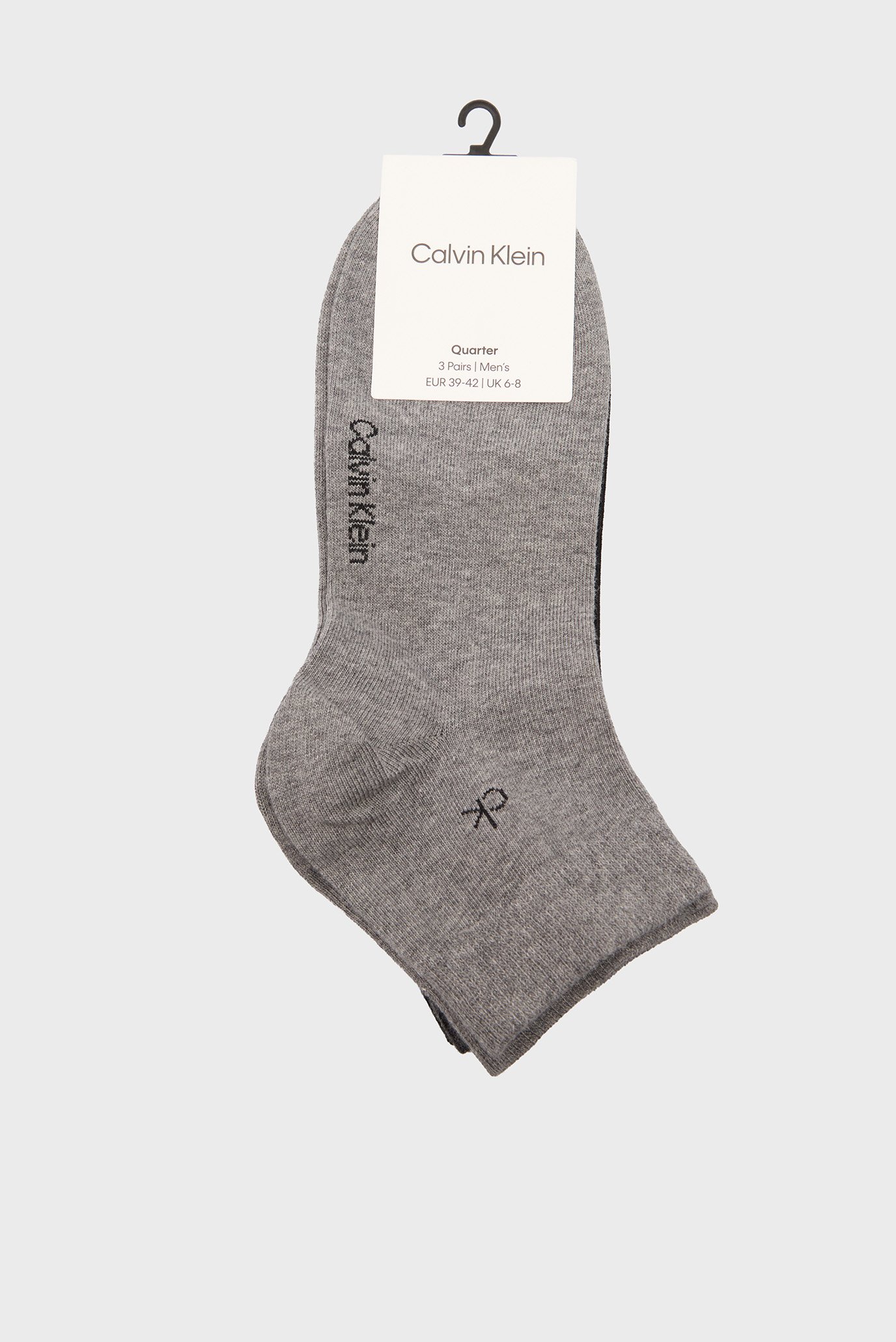 Носки CK MEN QUARTER 3PCalvin Klein Носки CK MEN QUARTER 3P 1